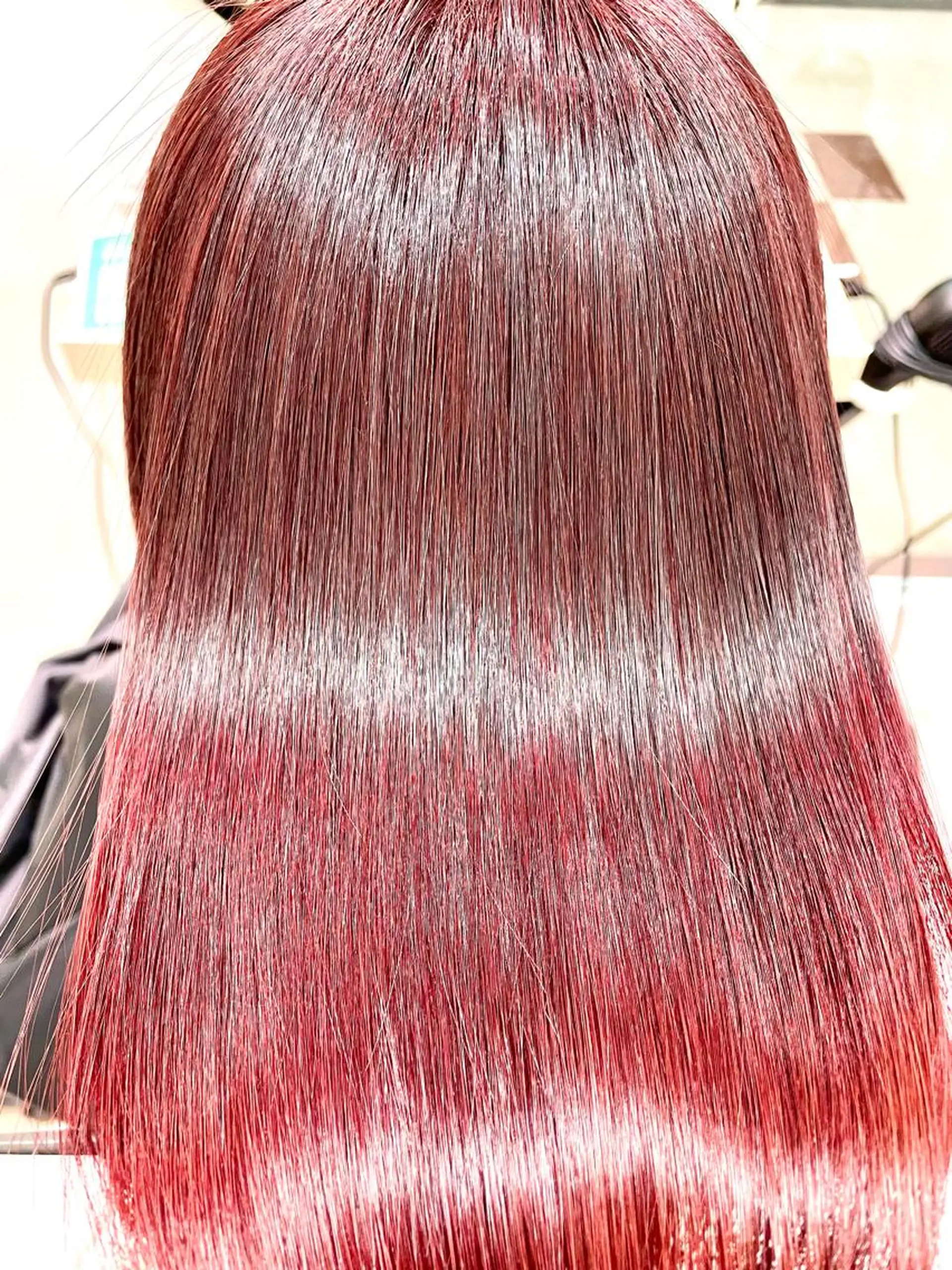 ミディアム カット ヘアカラー トリートメント ウサミ/透明感カラー レイヤーカット🌈のヘアスタイル