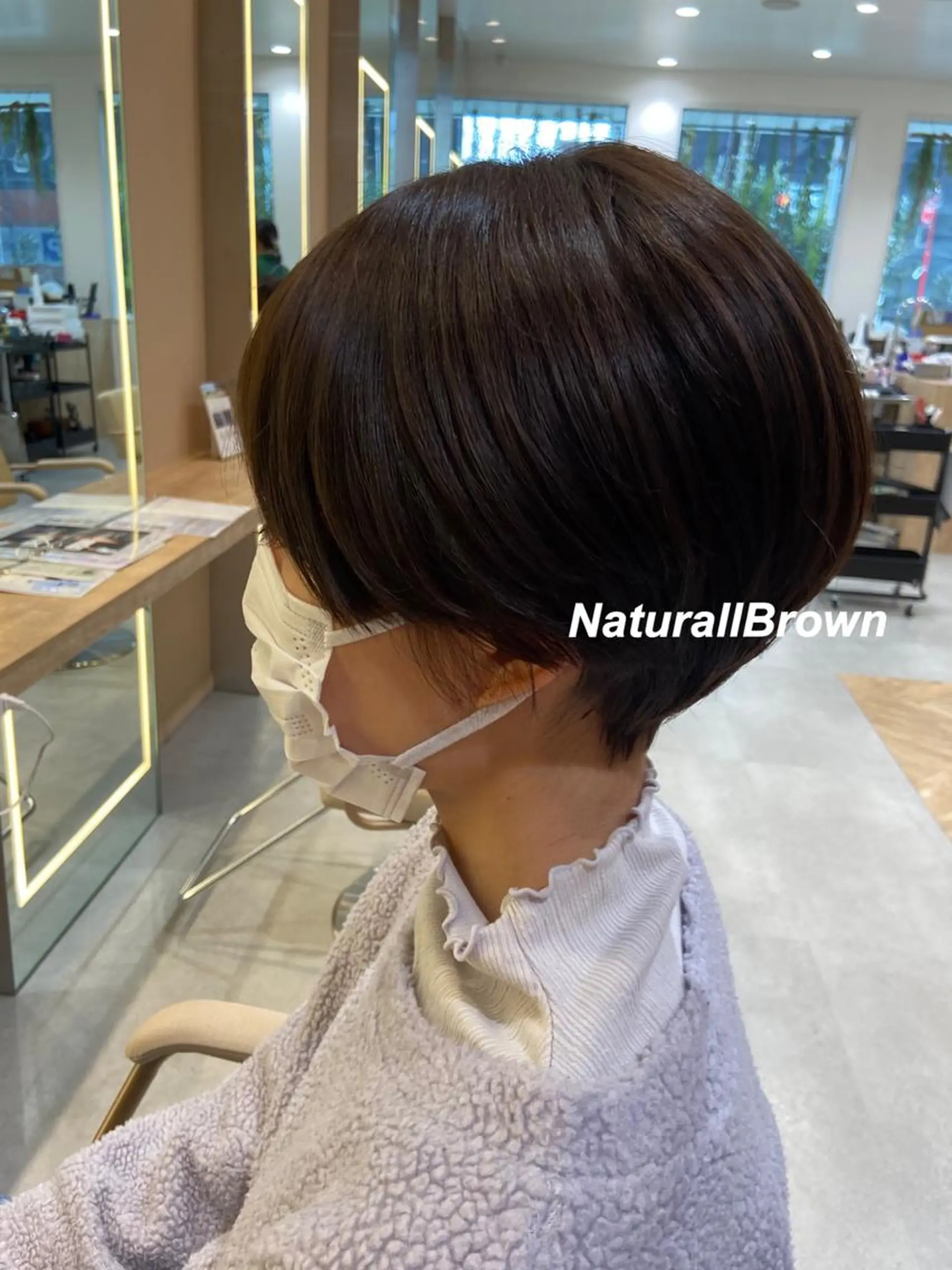 ショート カット ヘアカラー プルエクステ/インナ ーカラー🦊はるなのヘアスタイル