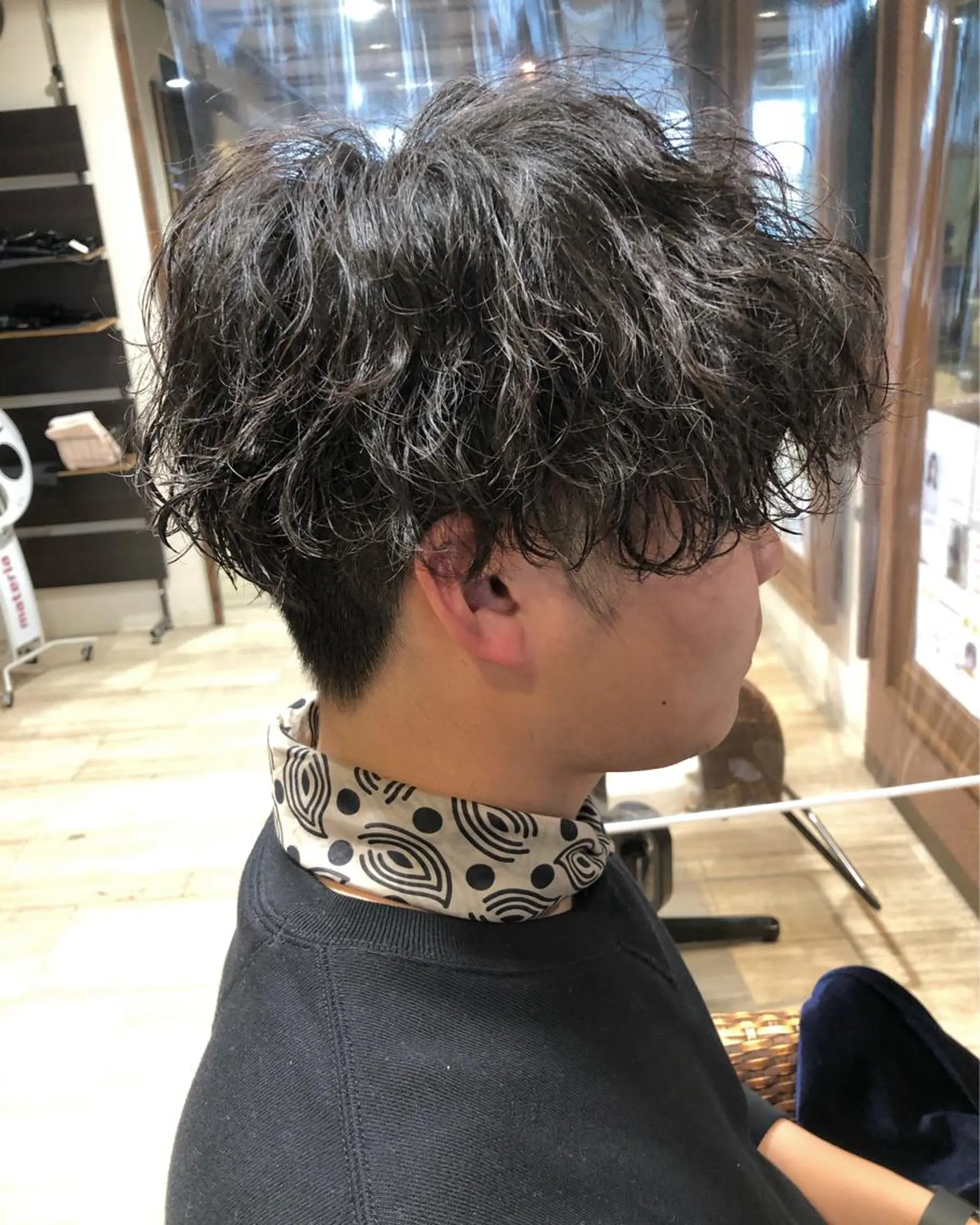 ショート パーマ メンズ カット パーマ メンズパーマ/ スパイキー/神田正紀のヘアスタイル