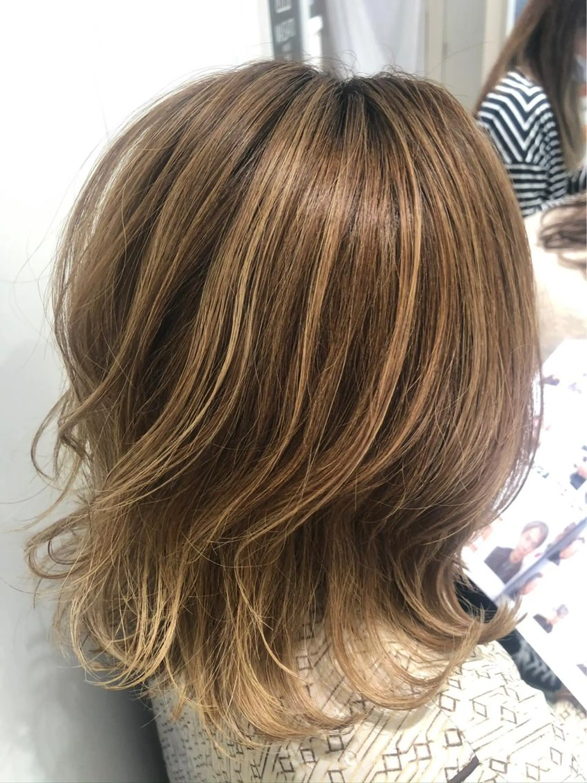 カラー バレイヤージュ デザインカラー ヘアカラー トリートメント ツヤ髪🌿‬髪質改善 🧸RYUGOのヘアスタイル