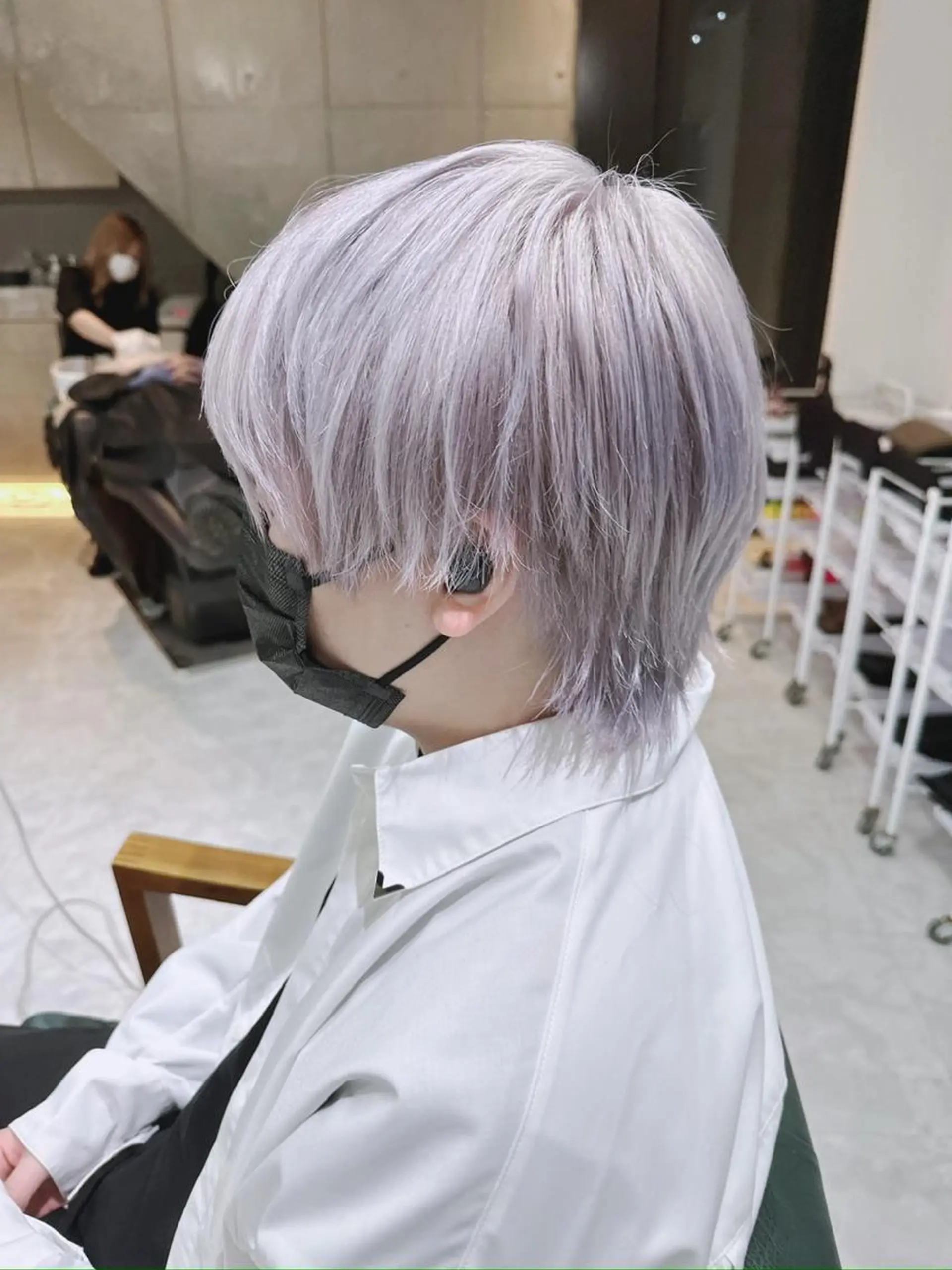 ショート カラー ヘアアレンジ メンズ メンズブリーチ メンズ韓国風 韓国マッシュ マッシュ ツーブロック 𝐑𝐈𝐍𝐊𝐀 🐷🖤のヘアスタイル