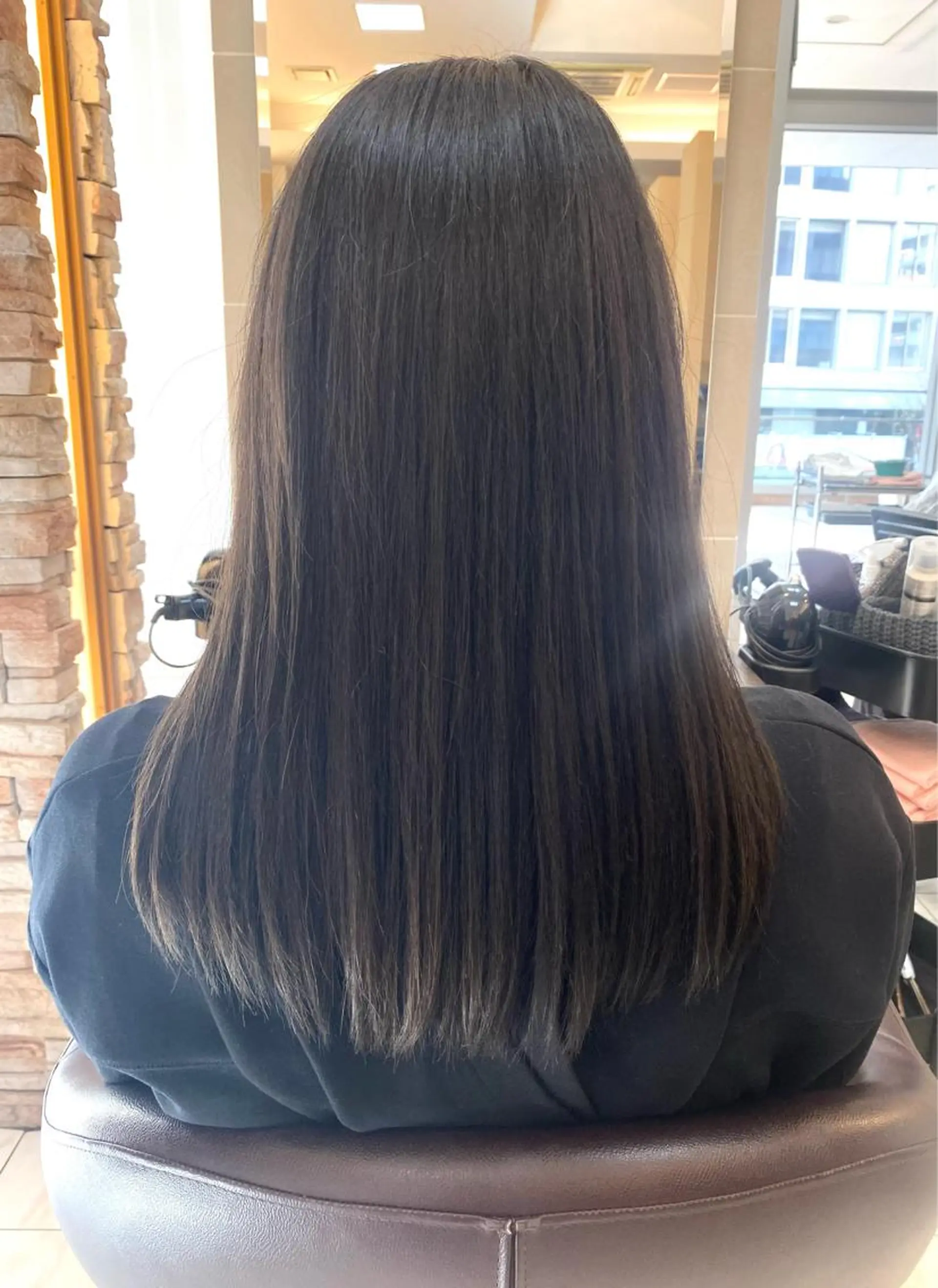 ロング カラー ブラウンカラー オリーブブラウン カット ヘアカラー トリートメント 🐰ツヤ感カラー🐰 ななこのヘアスタイル
