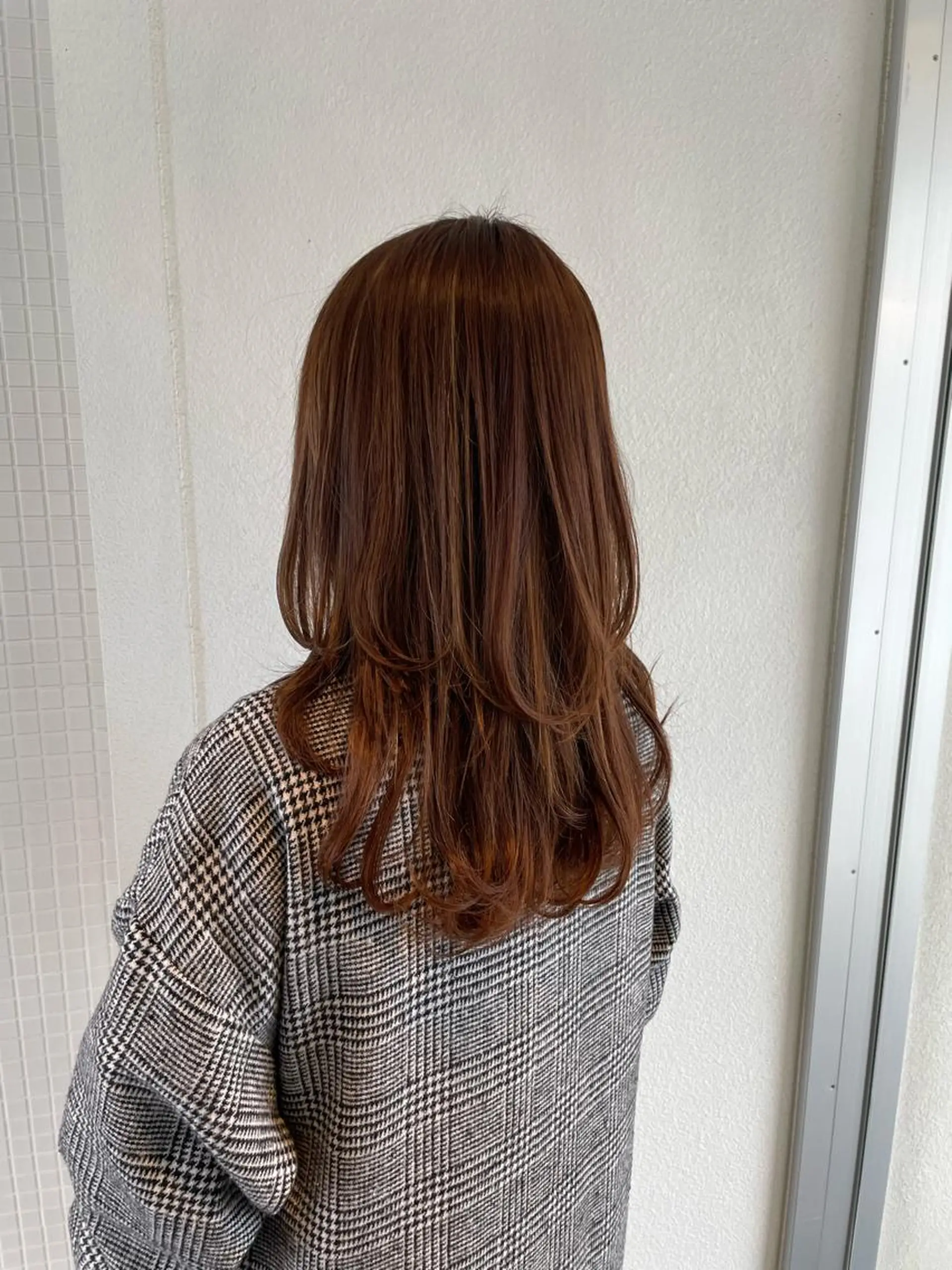 ロング カラー 坂尻 嘉珠也のヘアスタイル