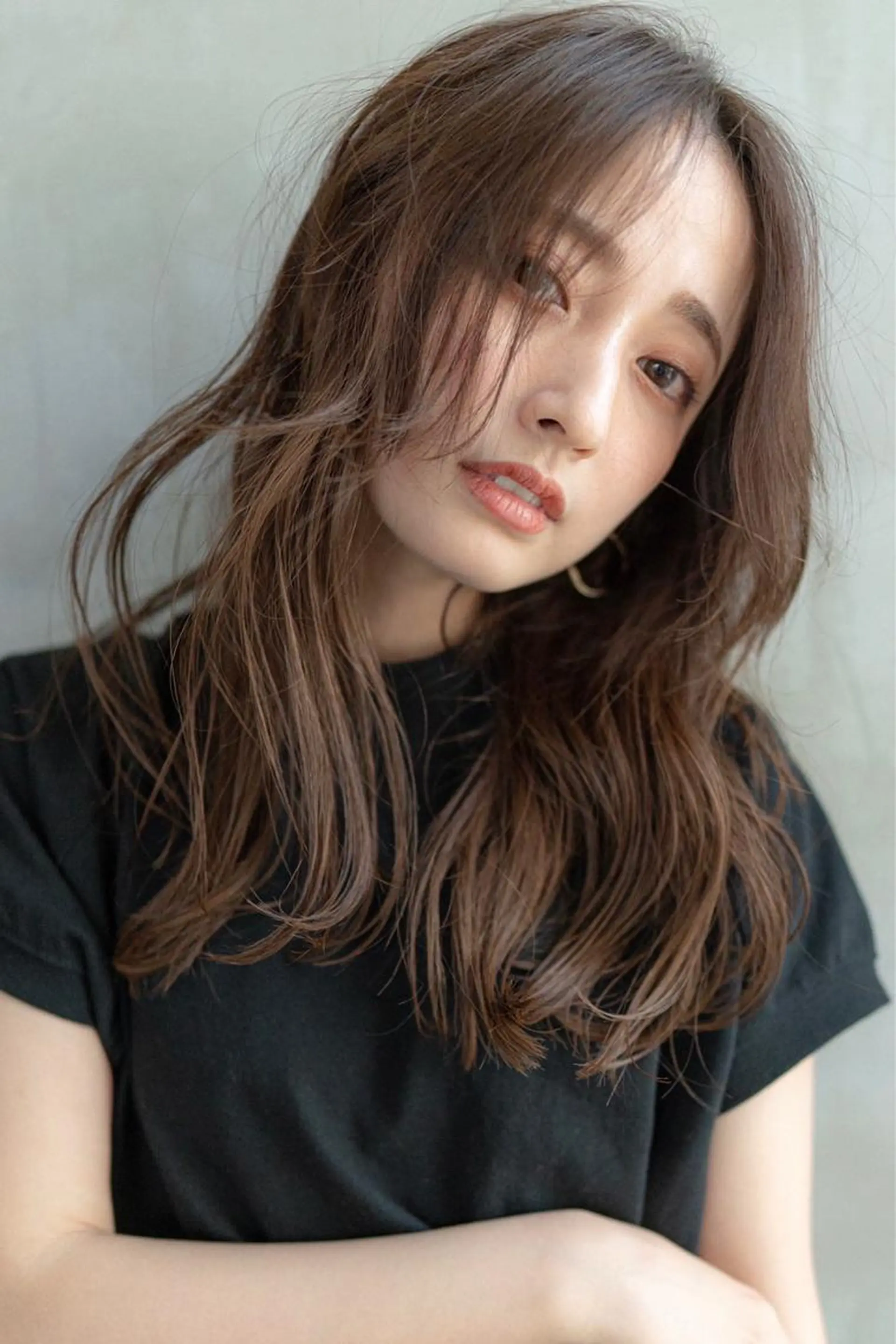 セミロング 髪質改善 RAF TOKYO所属・10月限定モニター 髪質改善美髪矯正のヘアスタイル