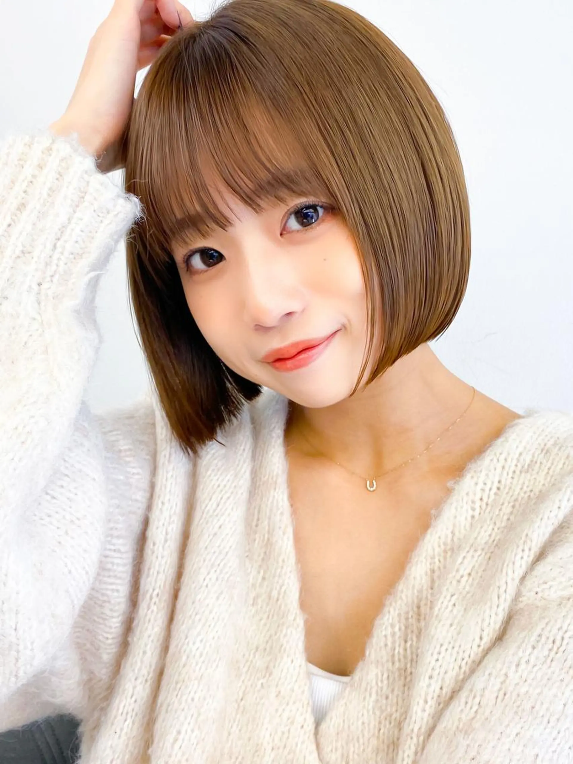 ミディアム Blossomミカ 🦋眉マツパマツエクのヘアスタイル
