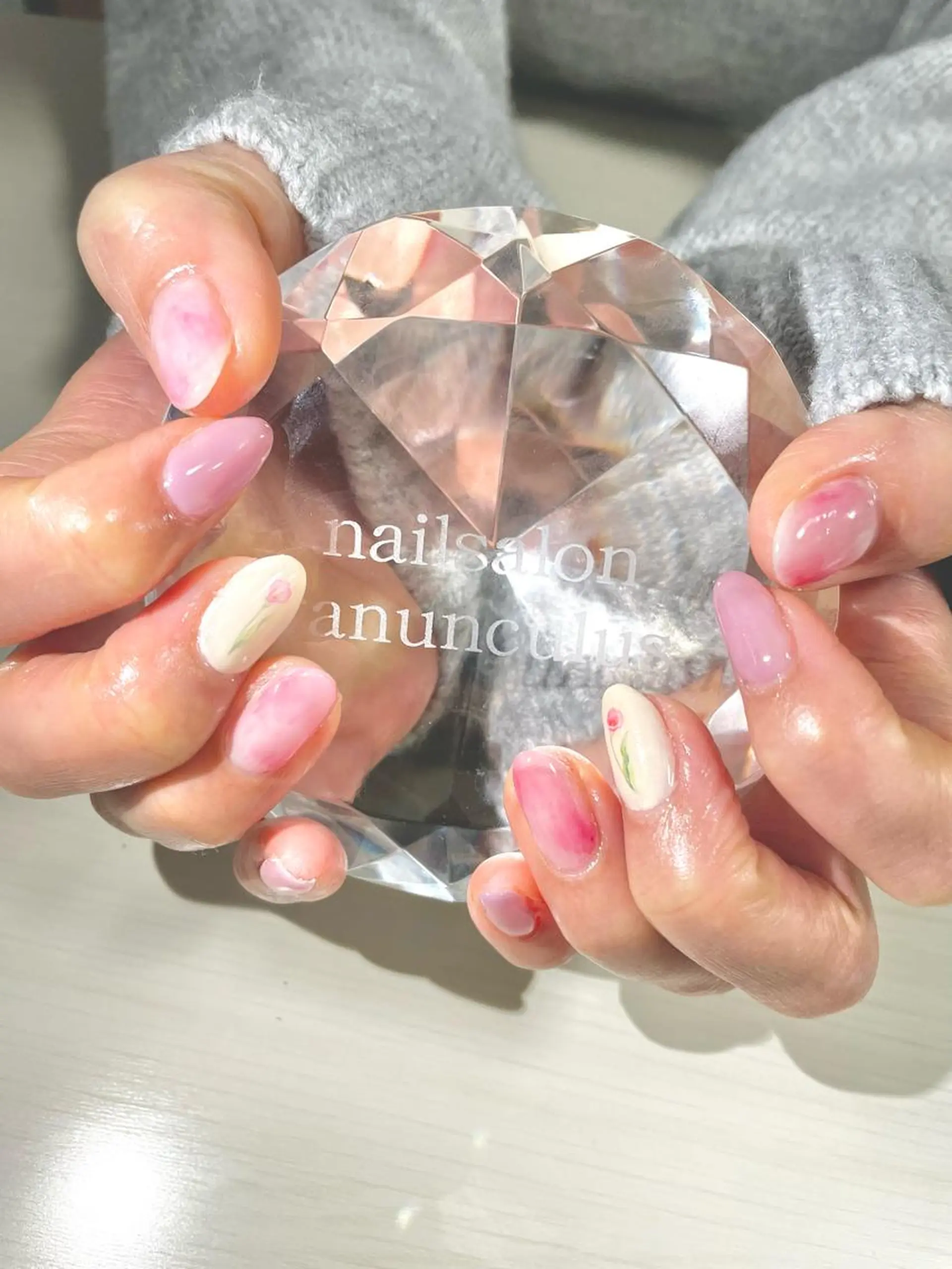 ネイル ハンドネイル nailsalon ranunculusのネイルデザイン
