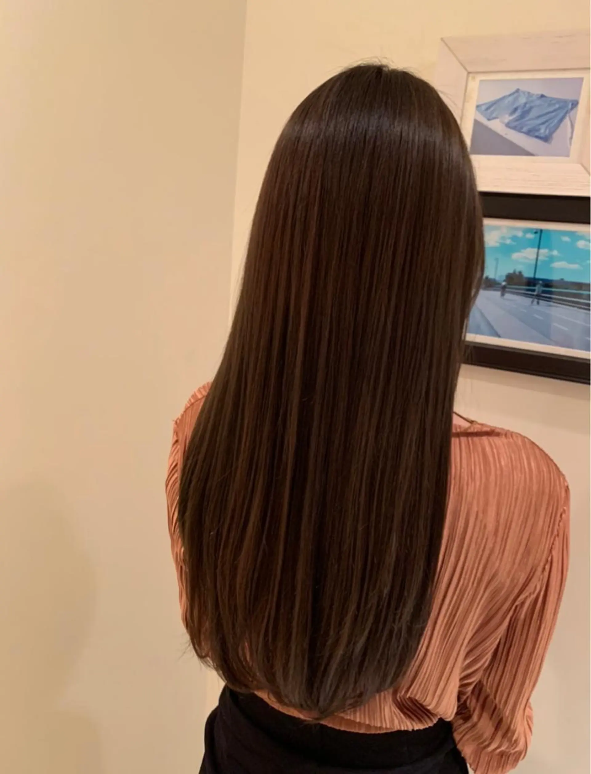 カラー 青山 莉奈のヘアスタイル