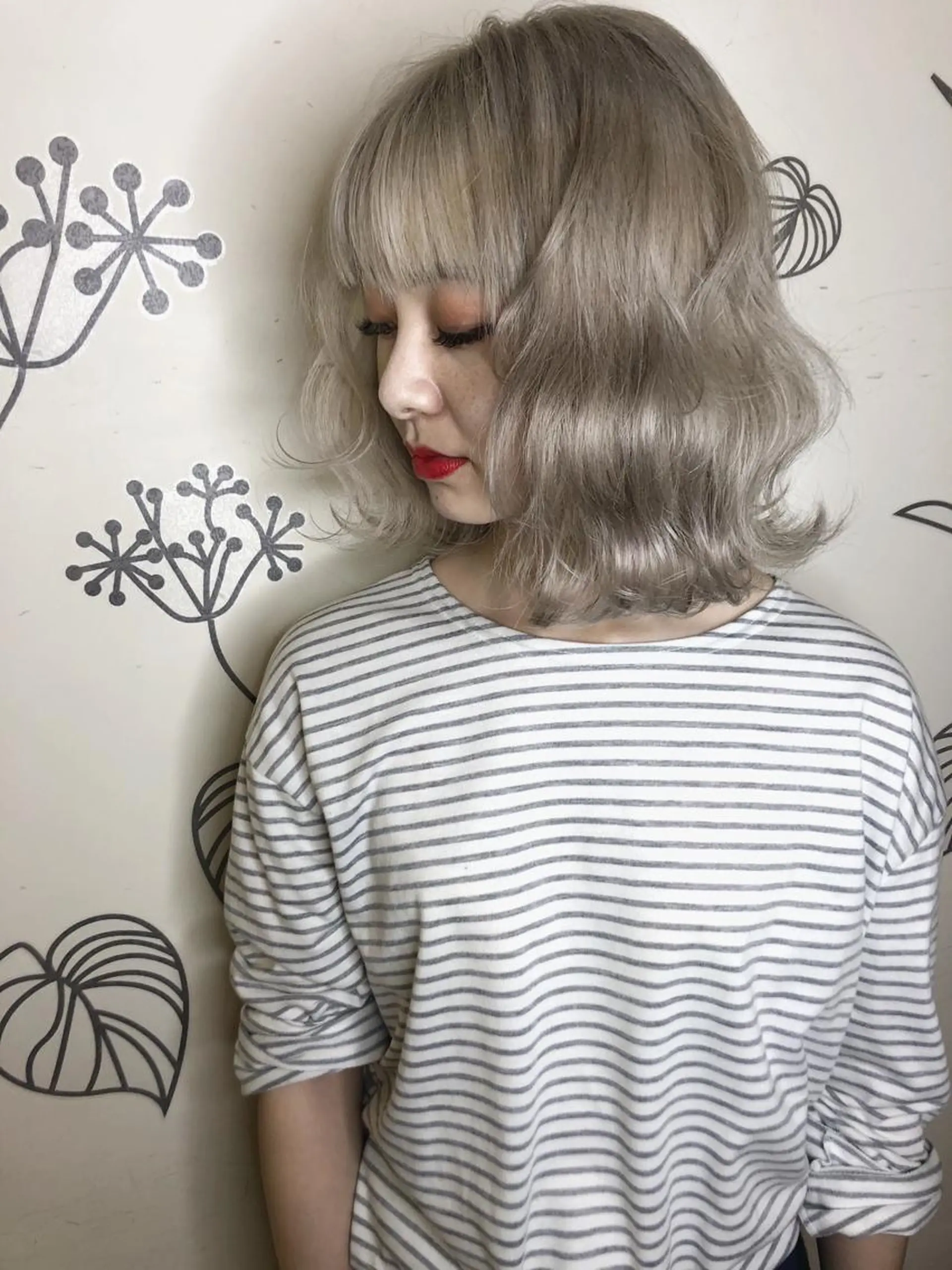 ミディアム 可児 令路のヘアスタイル