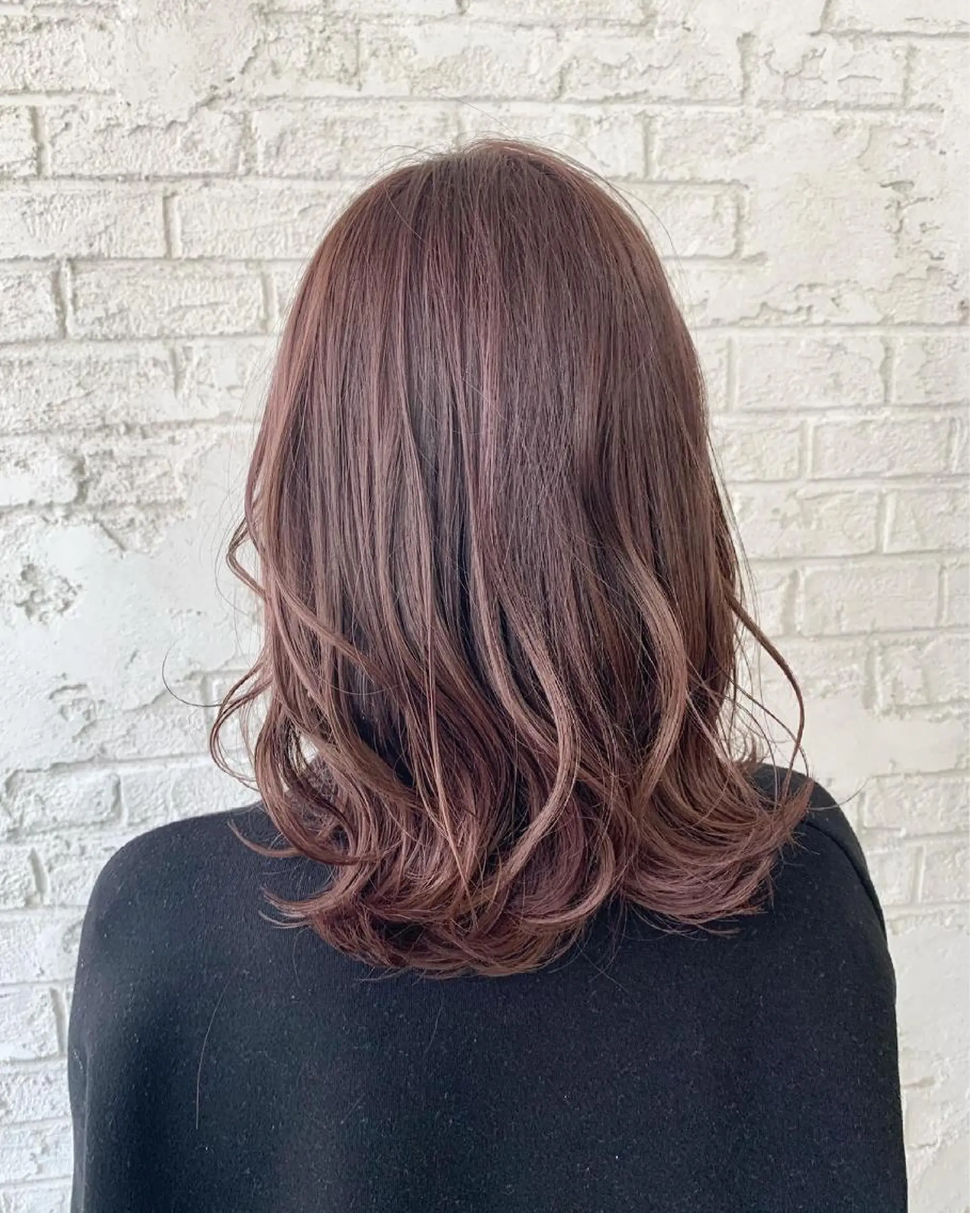 ミディアム カラー パープルカラー ブリーチ特化 ハイトーンRYOYAのヘアスタイル