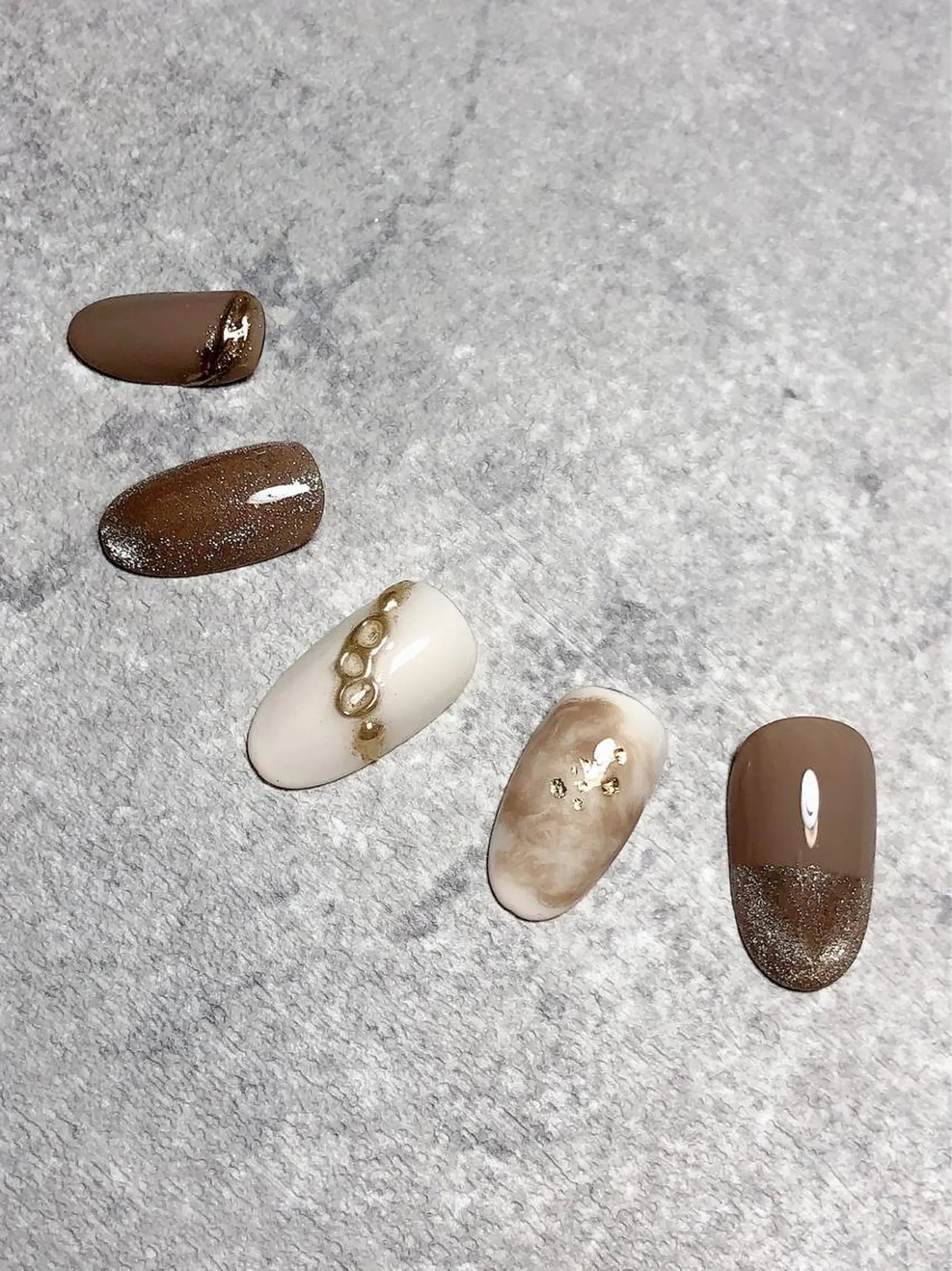 ネイル 大理石ネイル(マーブル) maison de charme Beauté所属・Beaute IORIのネイルデザイン