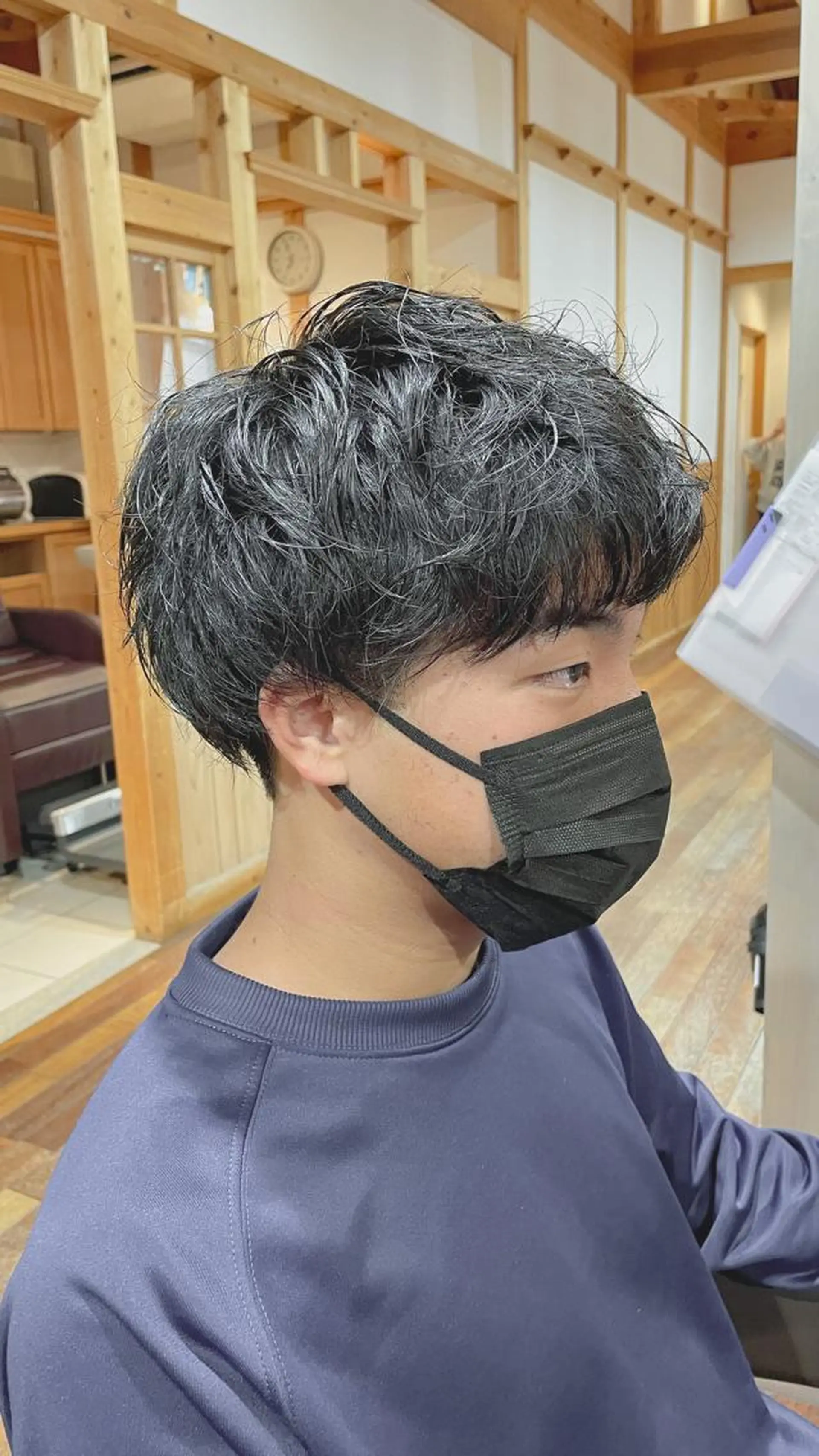 パーマ メンズ 吉田 浩太郎のヘアスタイル