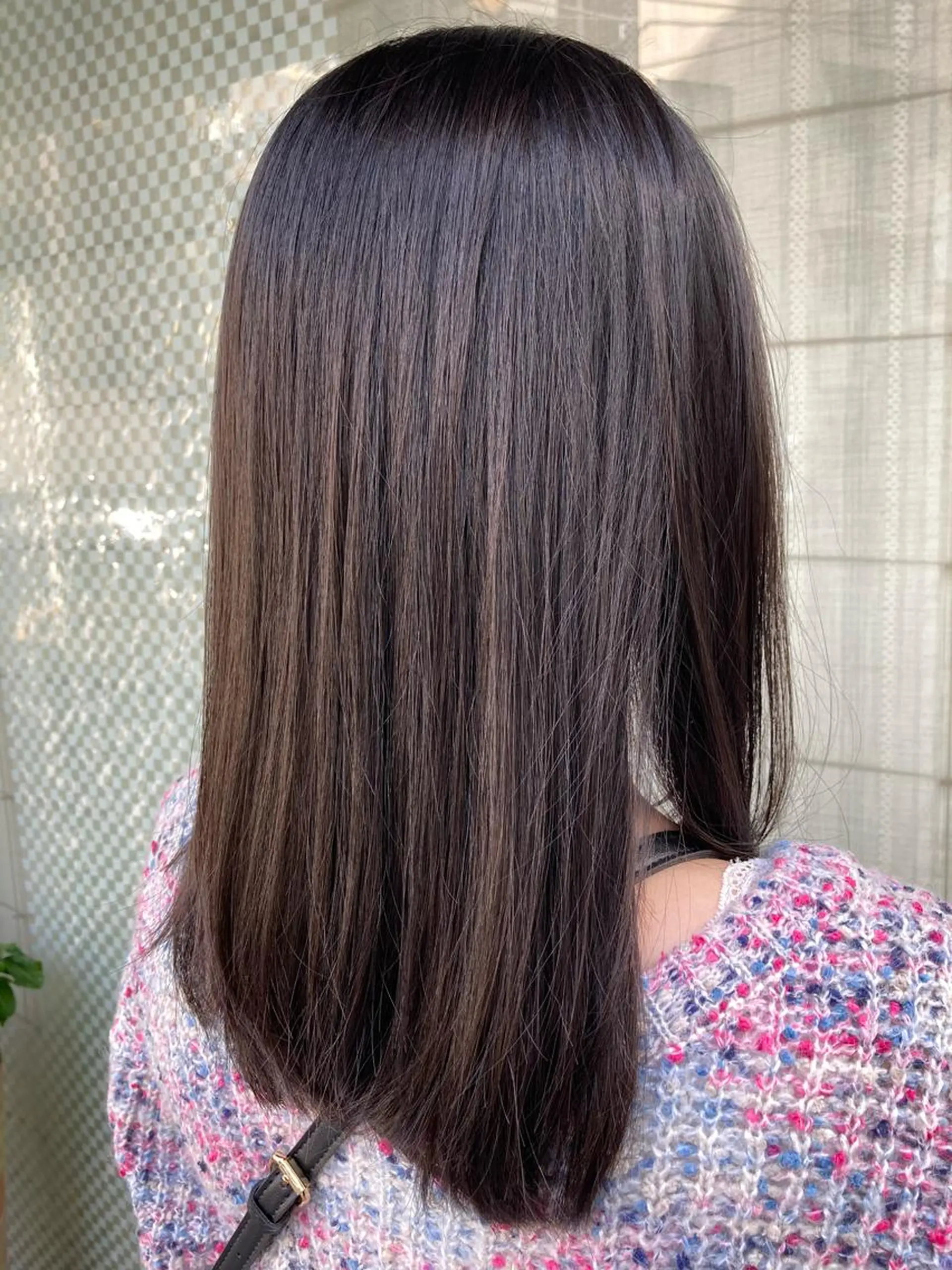 セミロング トリートメント 酸熱トリートメント トリートメント 宮原 佳苗のヘアスタイル