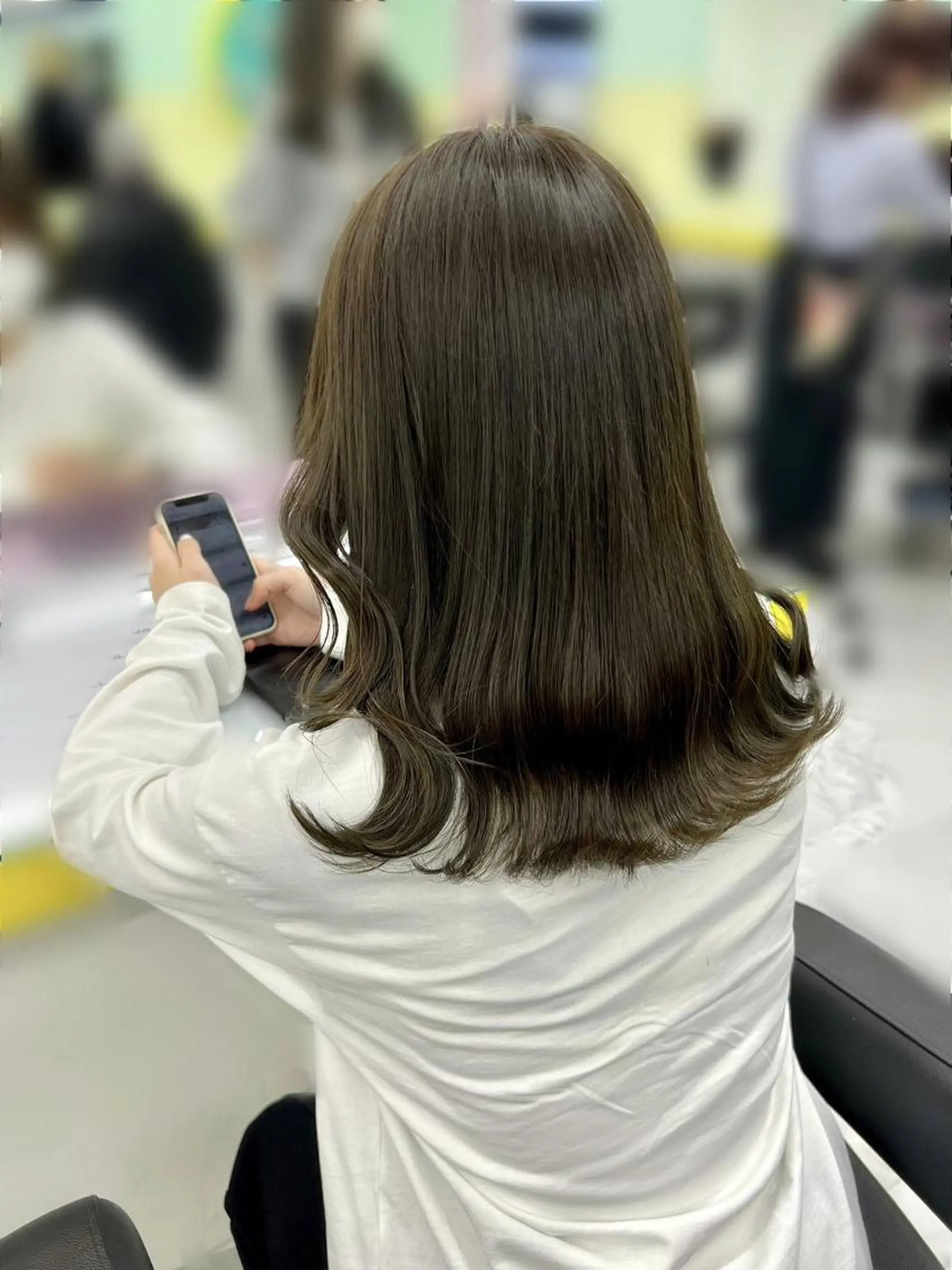 カラー 赤み消しベージュ🌿 トレンド美髪🌿福岡のヘアスタイル