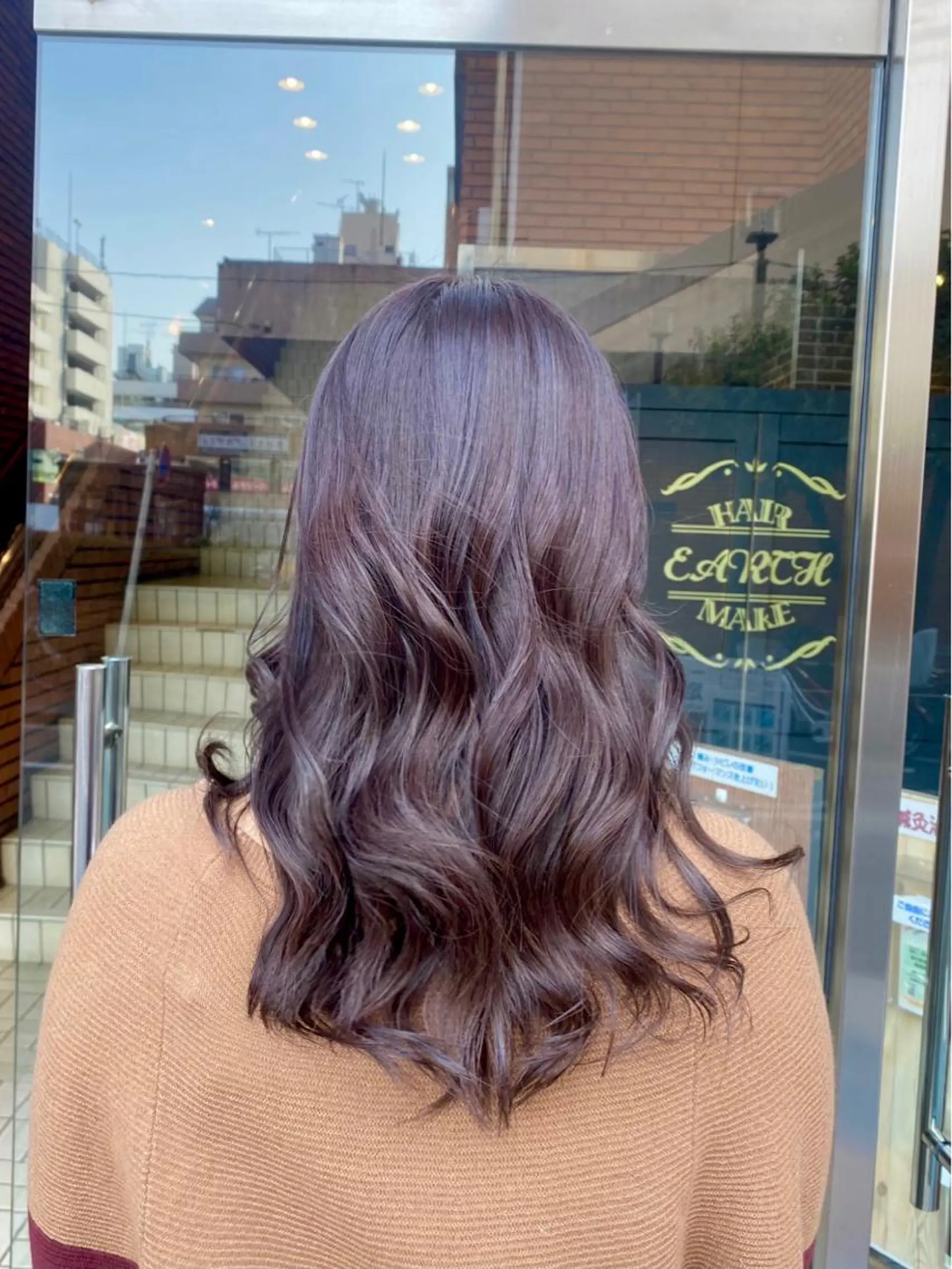 ロング ヘアカラー トリートメント motel所属・モデルや芸能人も通う ✨マンツーマンサロンのヘアスタイル