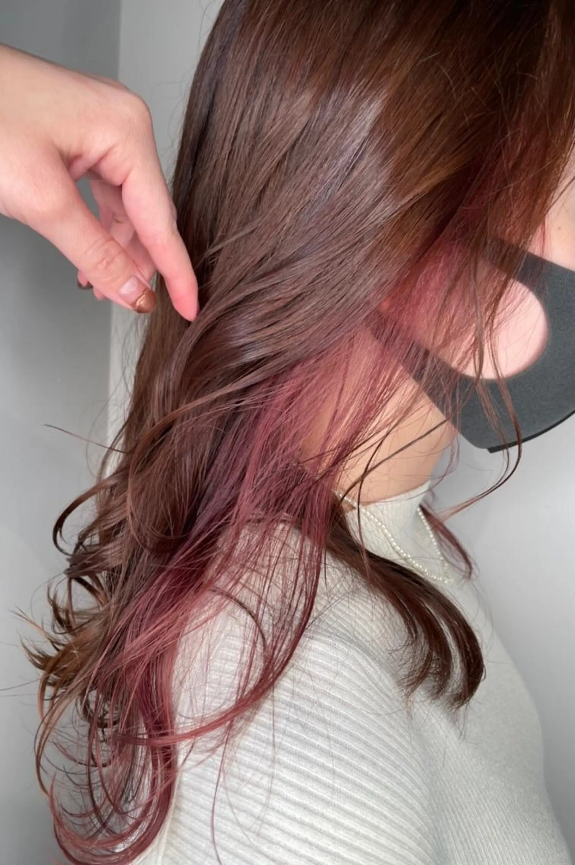 ミディアム カラー パープルカラー ヘアカラー トリートメント ブリーチ👩‍🦳/ ‪✂︎MANAMIのヘアスタイル