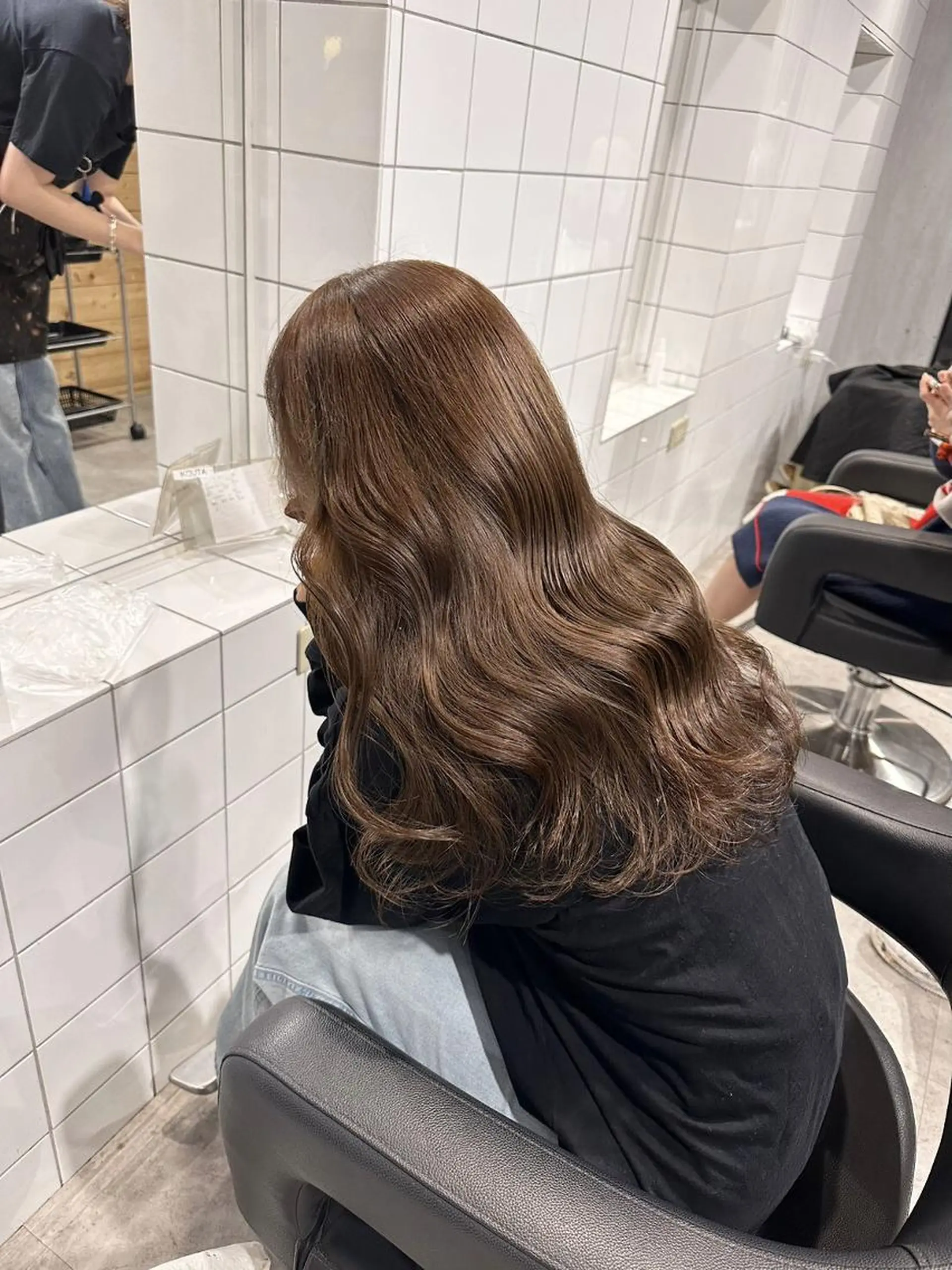 カラー ♡透明感ブラウン♡ sayaka🧸のヘアスタイル