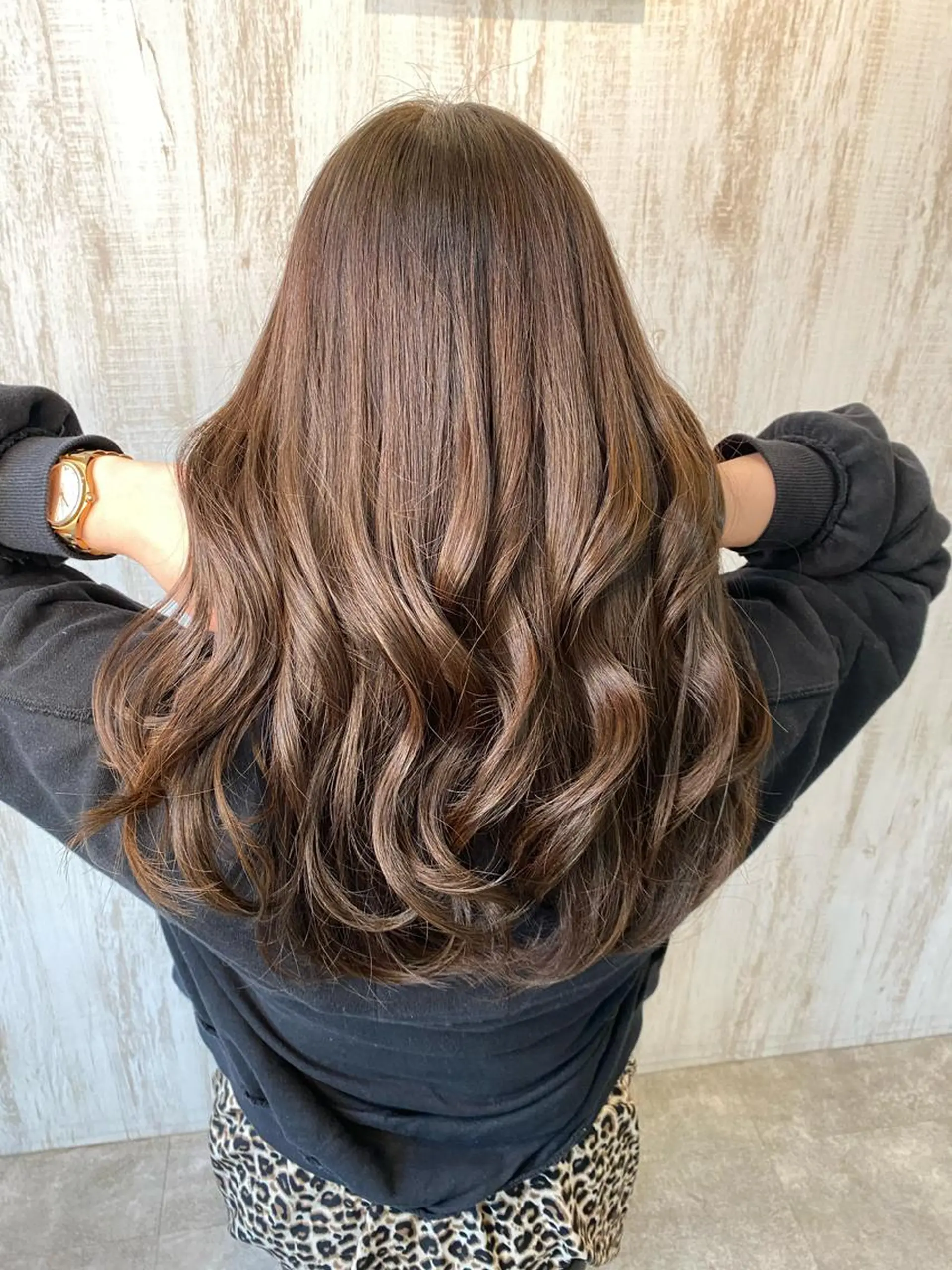 ロング カラー ベージュカラー ピンクカラー ピンクベージュ 髪質改善 トリートメント カット ヘアカラー トリートメント 艶髪/髪質改善/ 縮毛矯正/北島のヘアスタイル