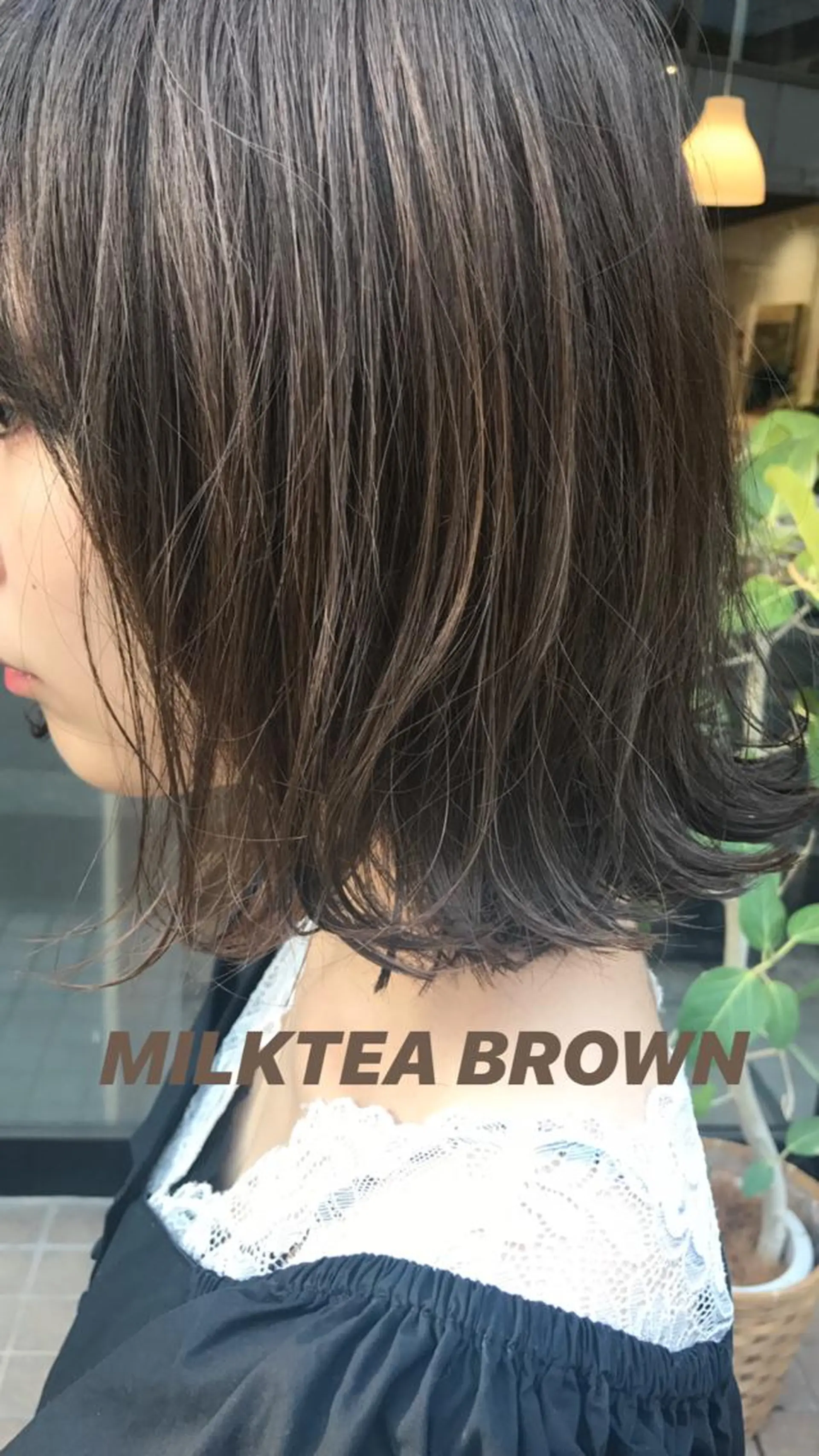 ミディアム カット ヘアカラー トリートメント ショートカット🍃 岡元瑞貴のヘアスタイル