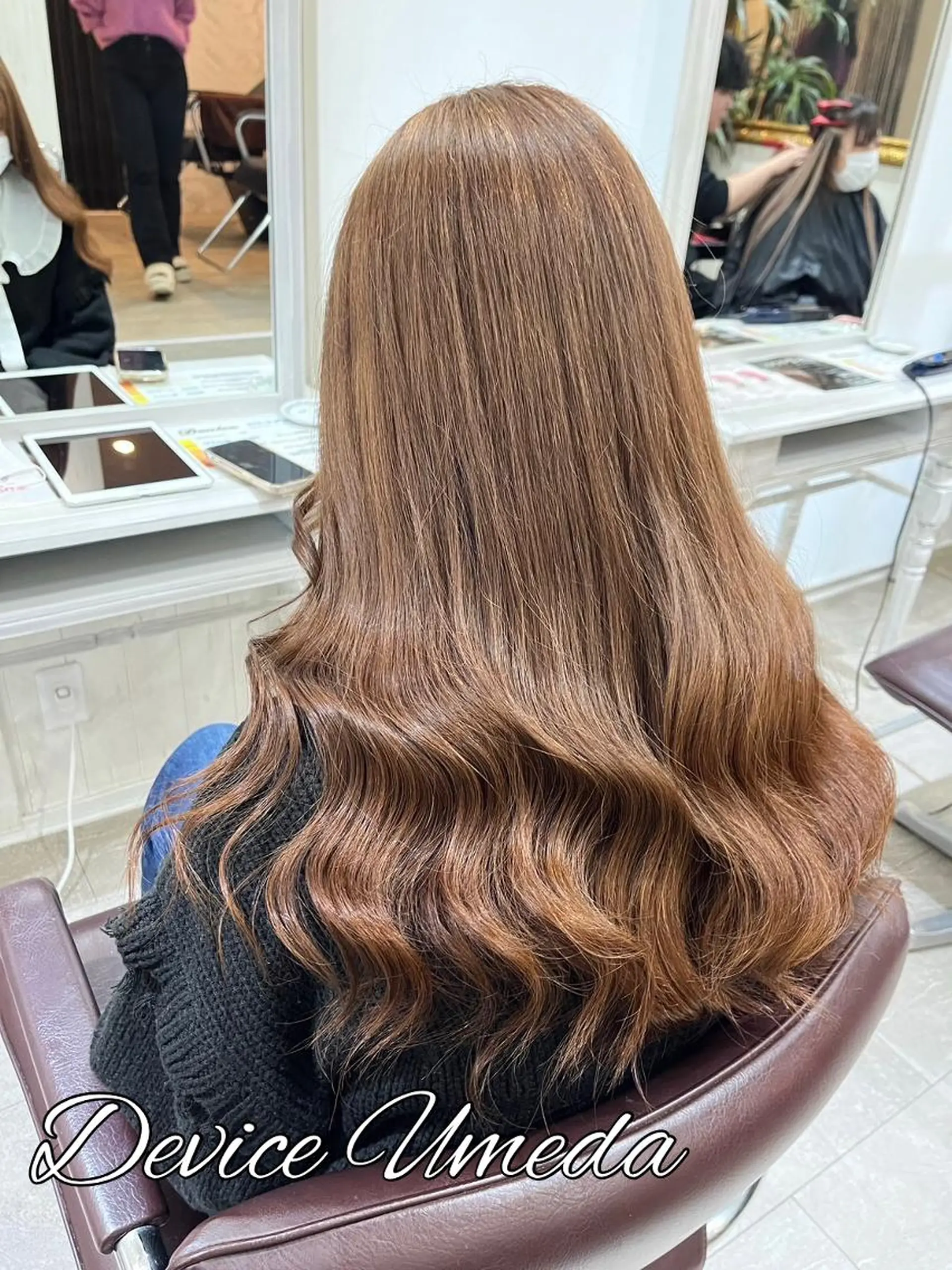 ロング カラー ヘアアレンジ エクステ地域最安値★ Device梅田のヘアスタイル