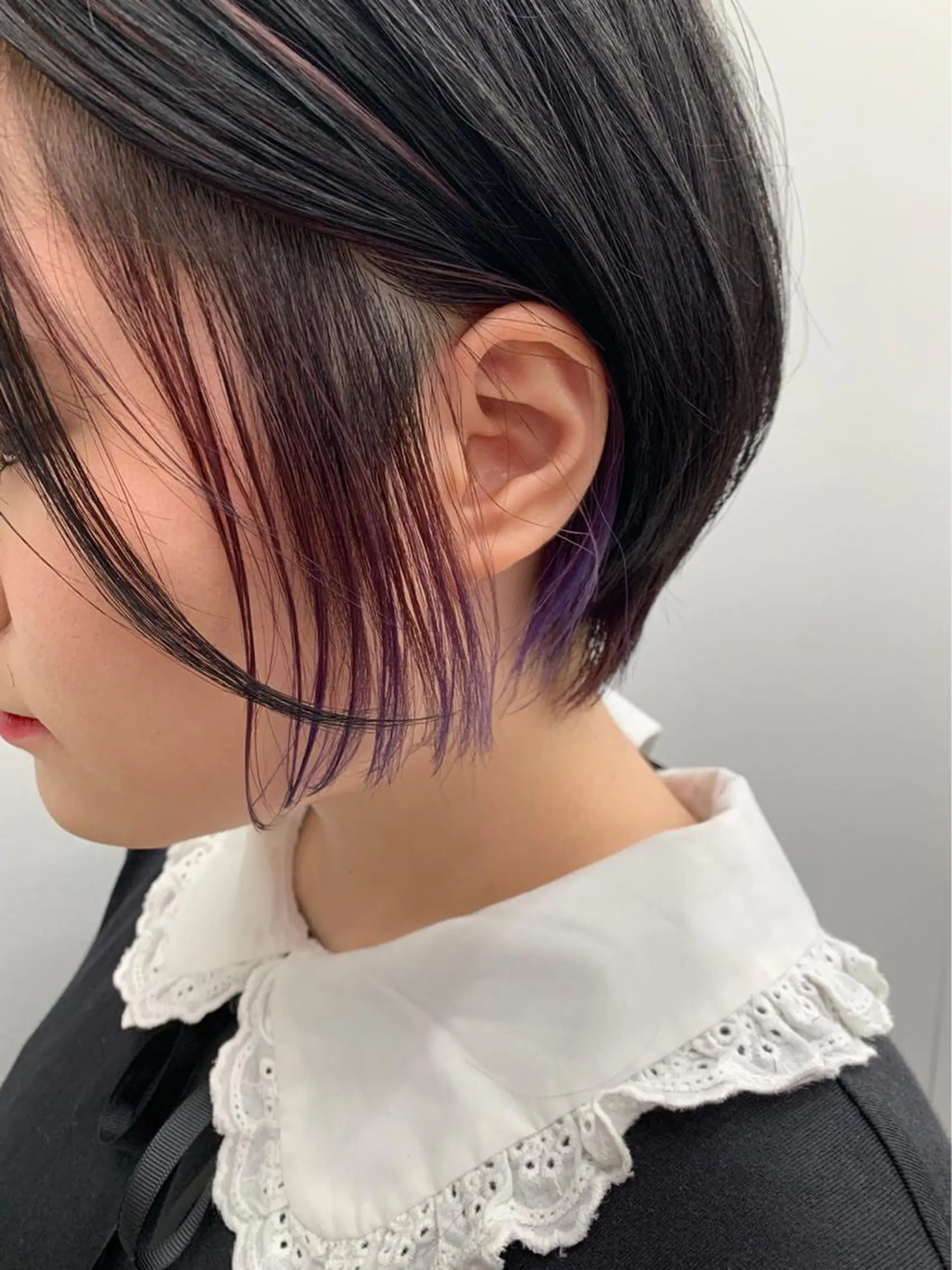 カラー ハイライトカラー インナーカラー 髪質改善 レイヤーカット 早崎太生のヘアスタイル