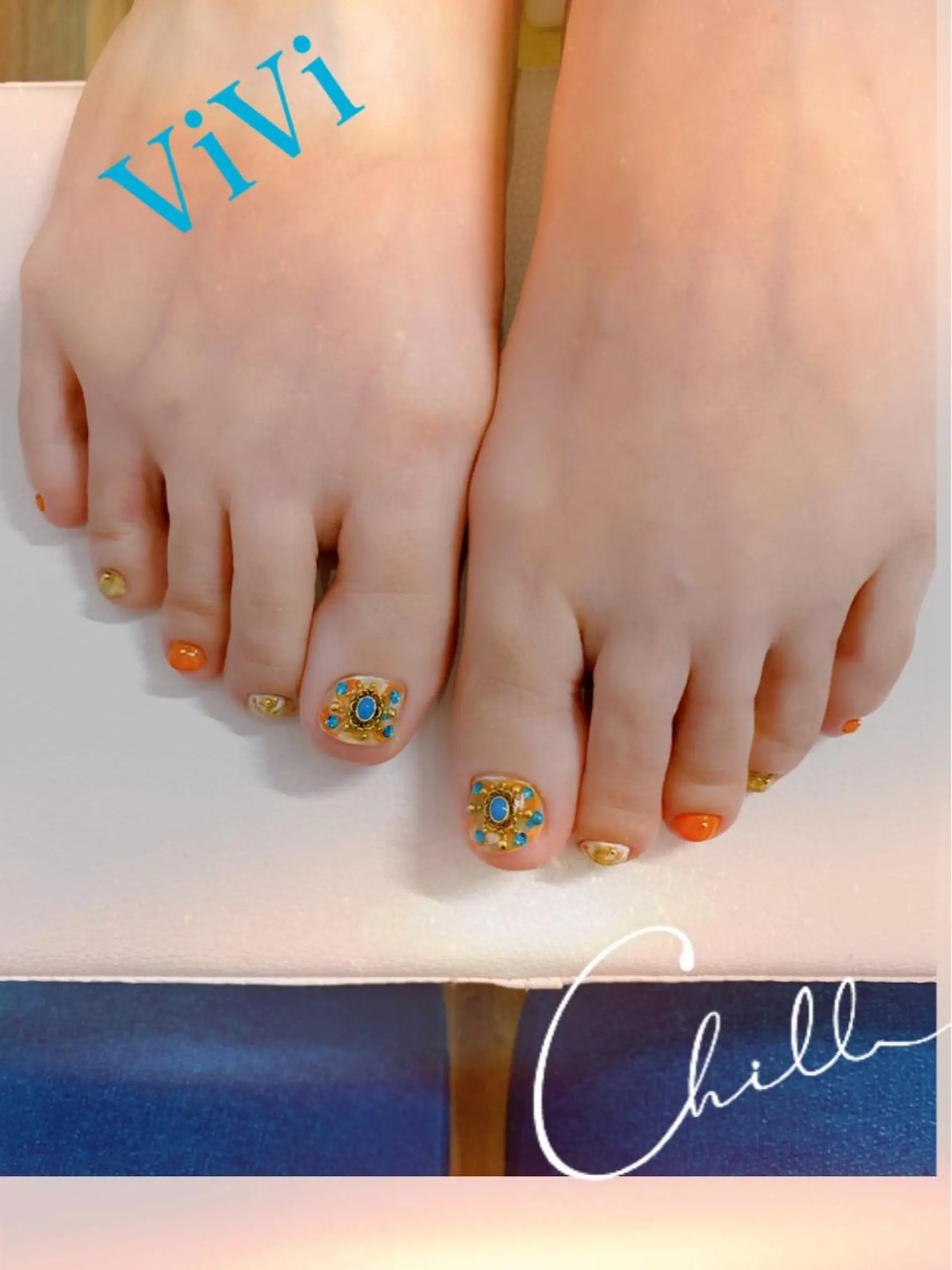 ネイル フットネイル nailsalon ViViのネイルデザイン