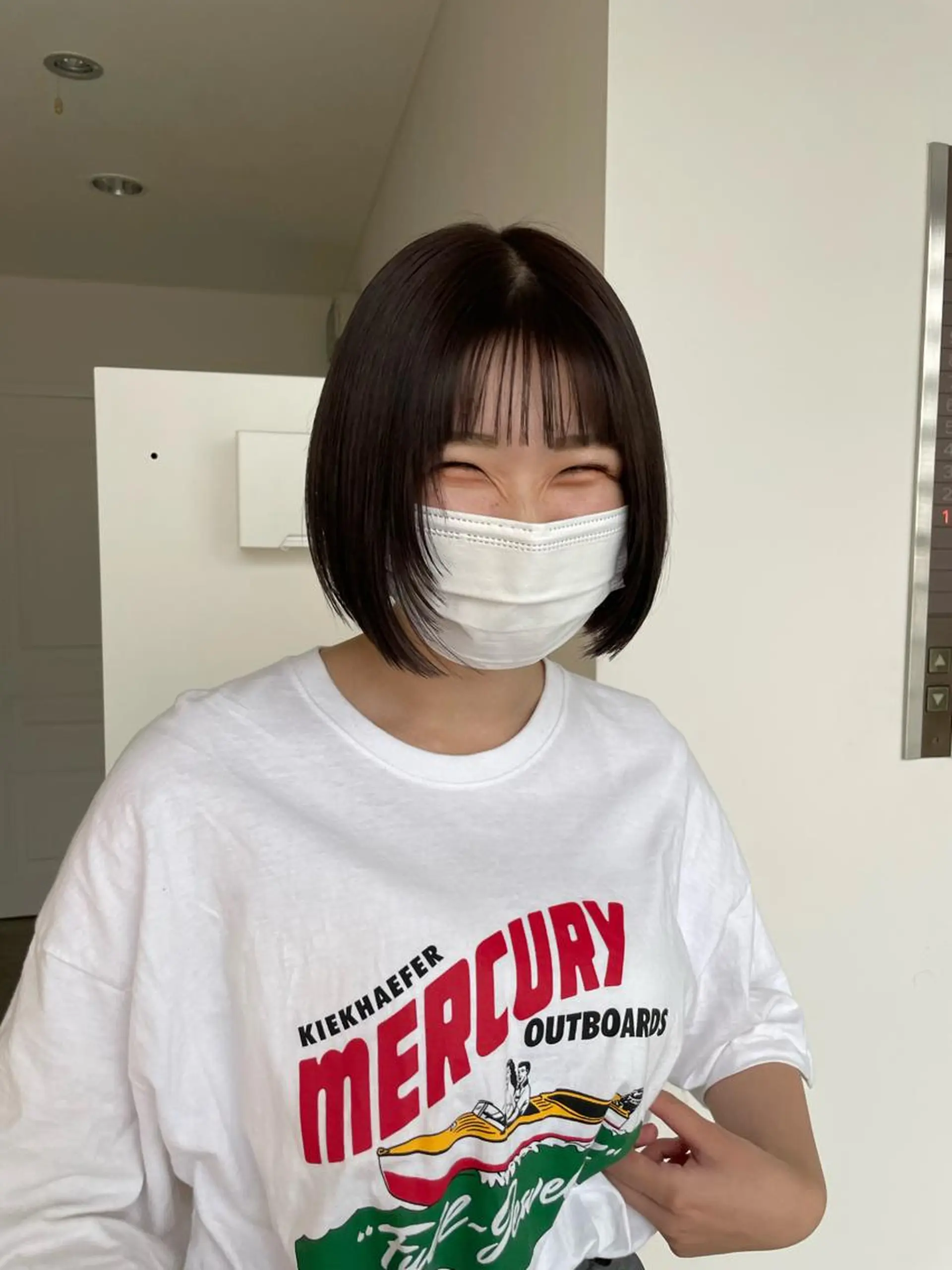 ショート カラー 顔まわりレイヤー レイヤーカット カット ヘアカラー トリートメント 🔥ボブ／レイヤー／ shingoのヘアスタイル