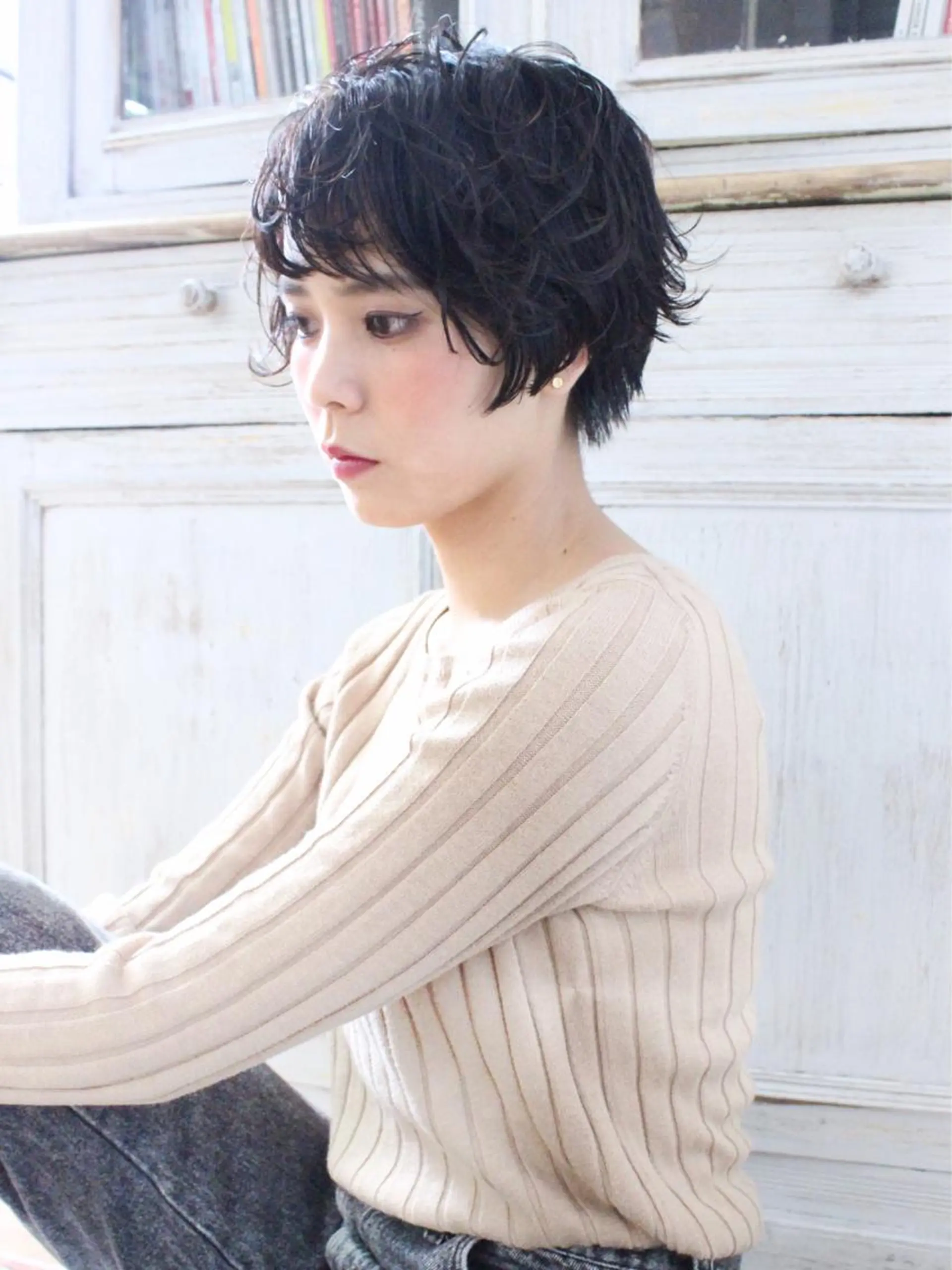 ショート カラー パーマ ooit所属・ooit 【オーイット】のヘアスタイル
