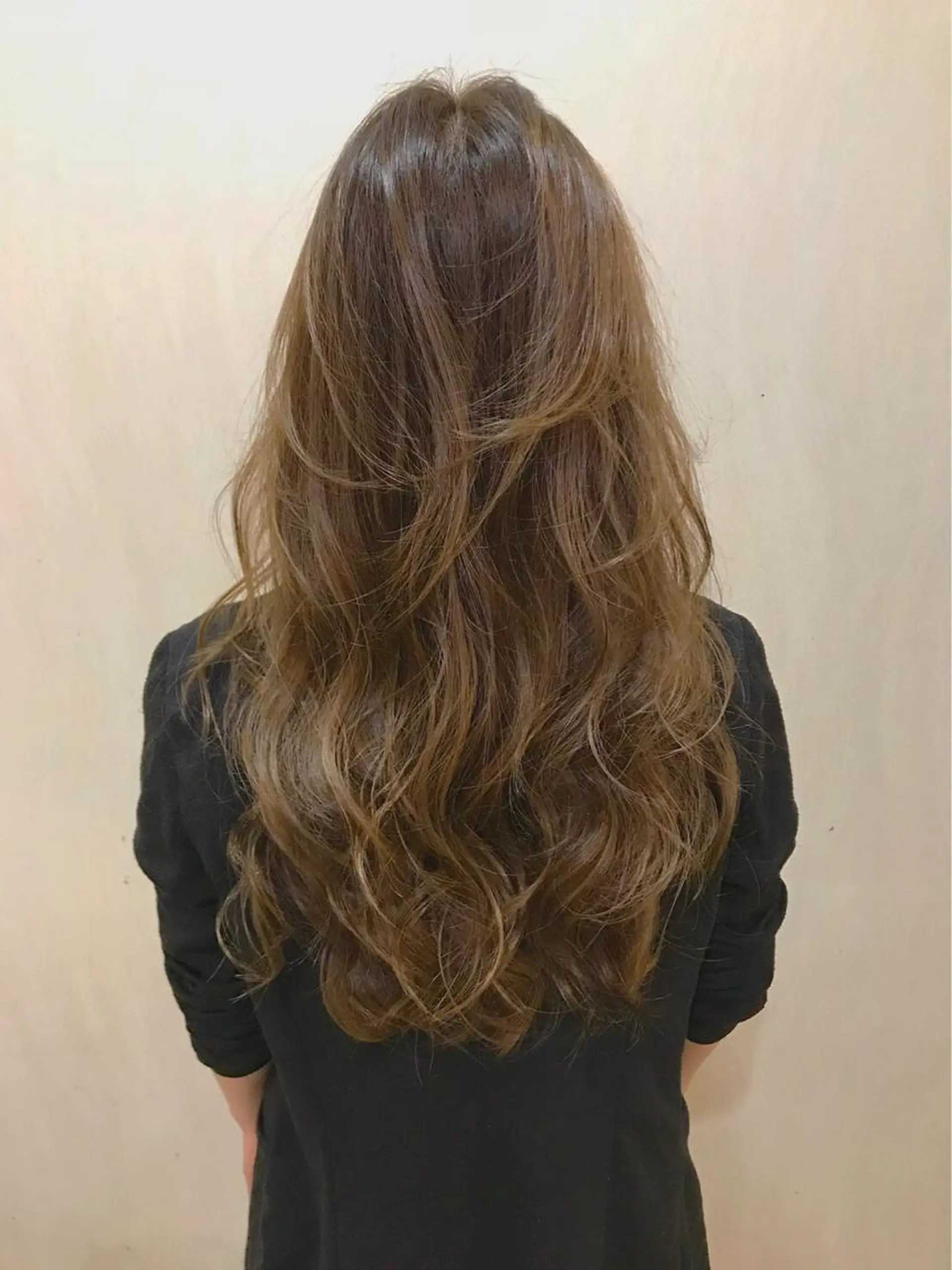 カラー パーマ ヘアアレンジ ハイライトカラー オリーブカラー 髪質改善 mihoko/ ニュアンスパーマのヘアスタイル