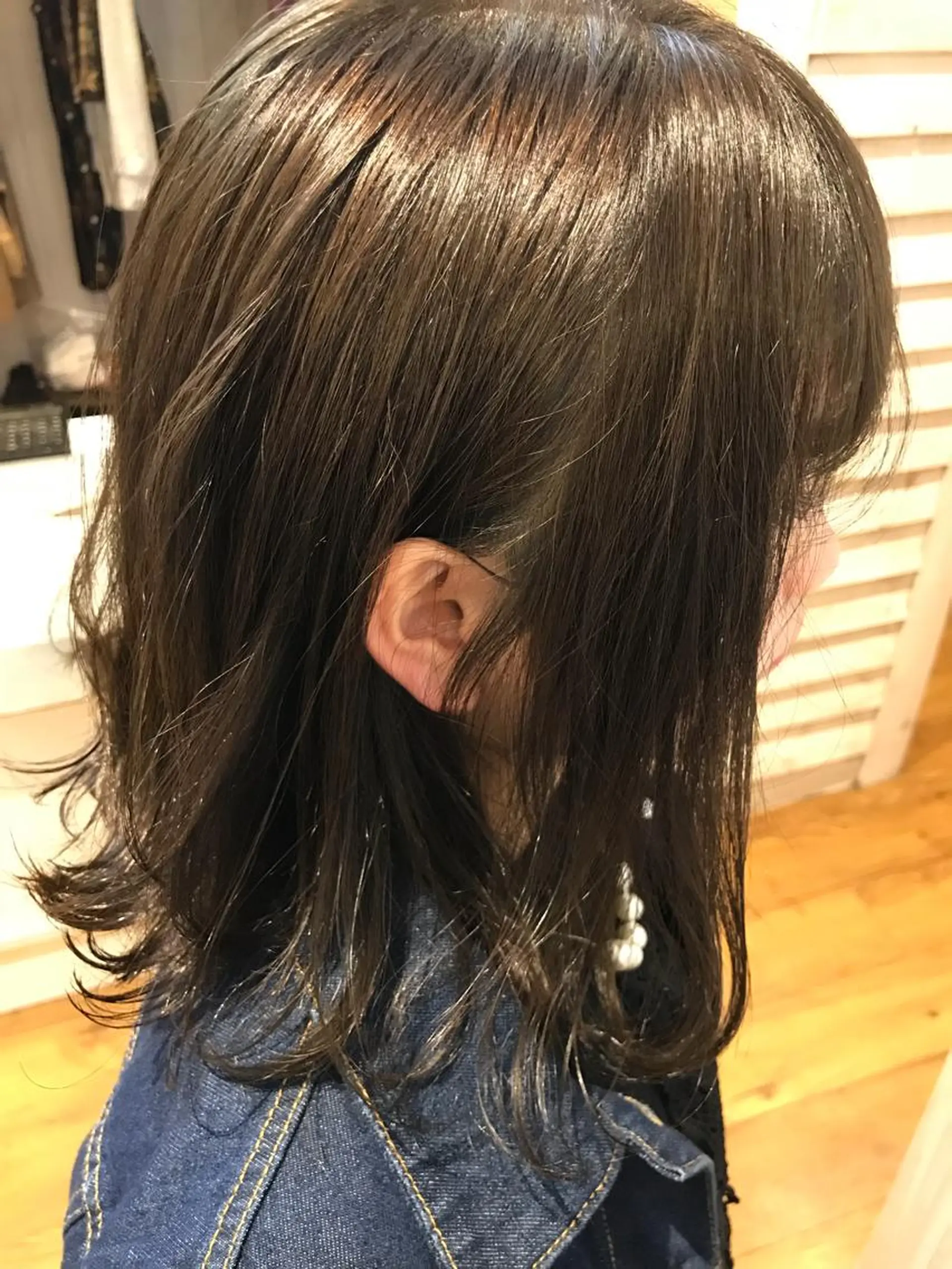 ミディアム ヘアカラー 緑地公園美容室 neohairのヘアスタイル