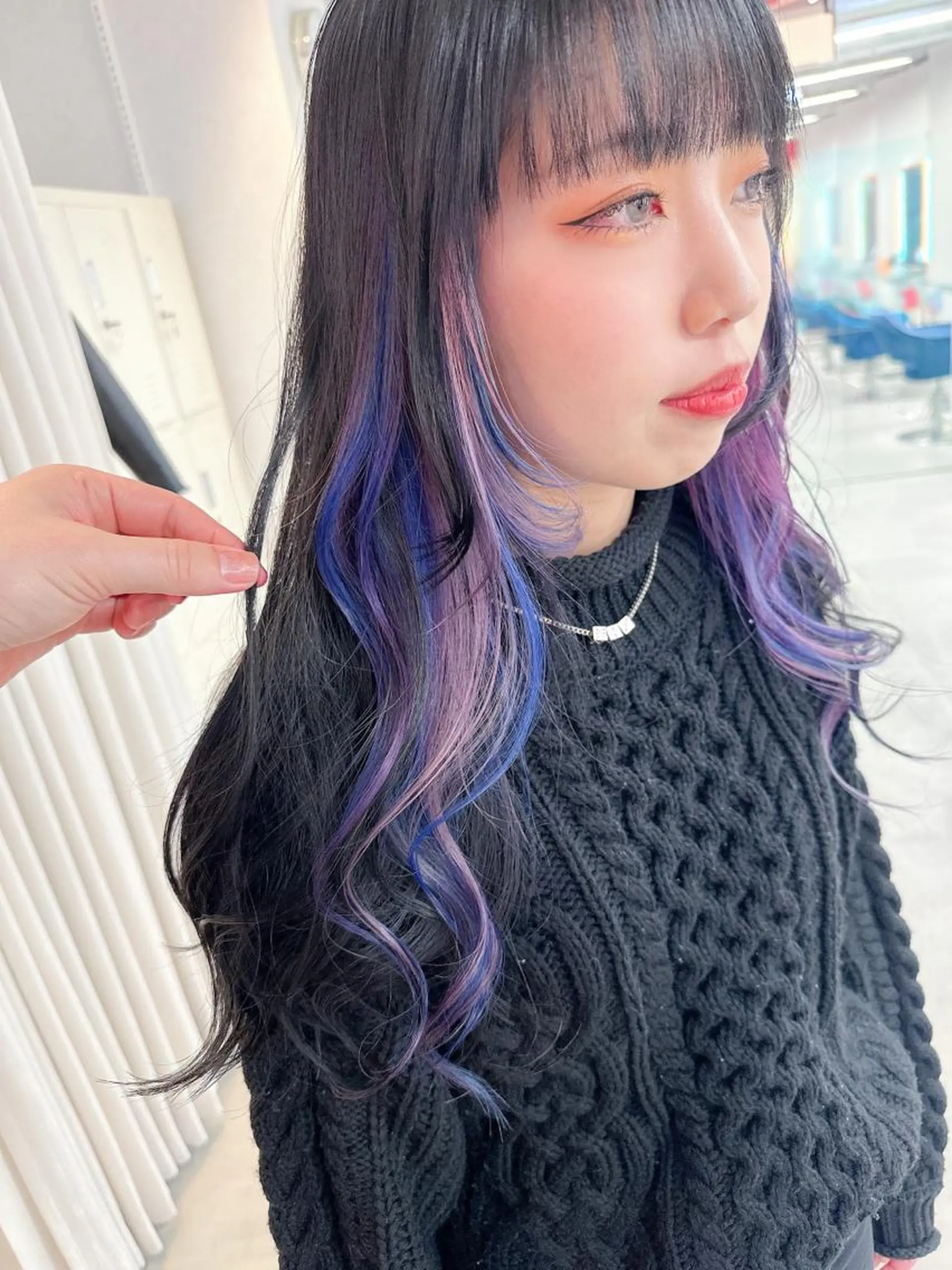 ロング ロング カット ヘアカラー BOX mico.のヘアスタイル