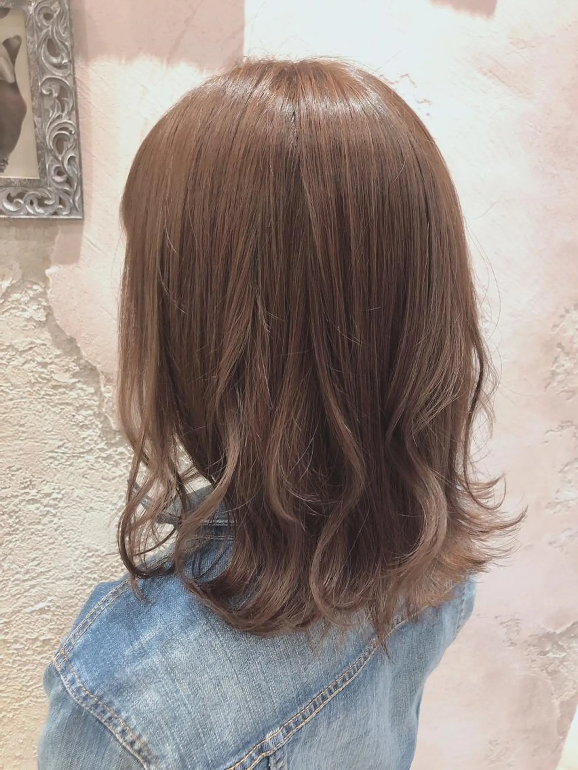 ミディアム カット ヘアカラー トリートメント 代表山口ひな 髪質改善のプロのヘアスタイル