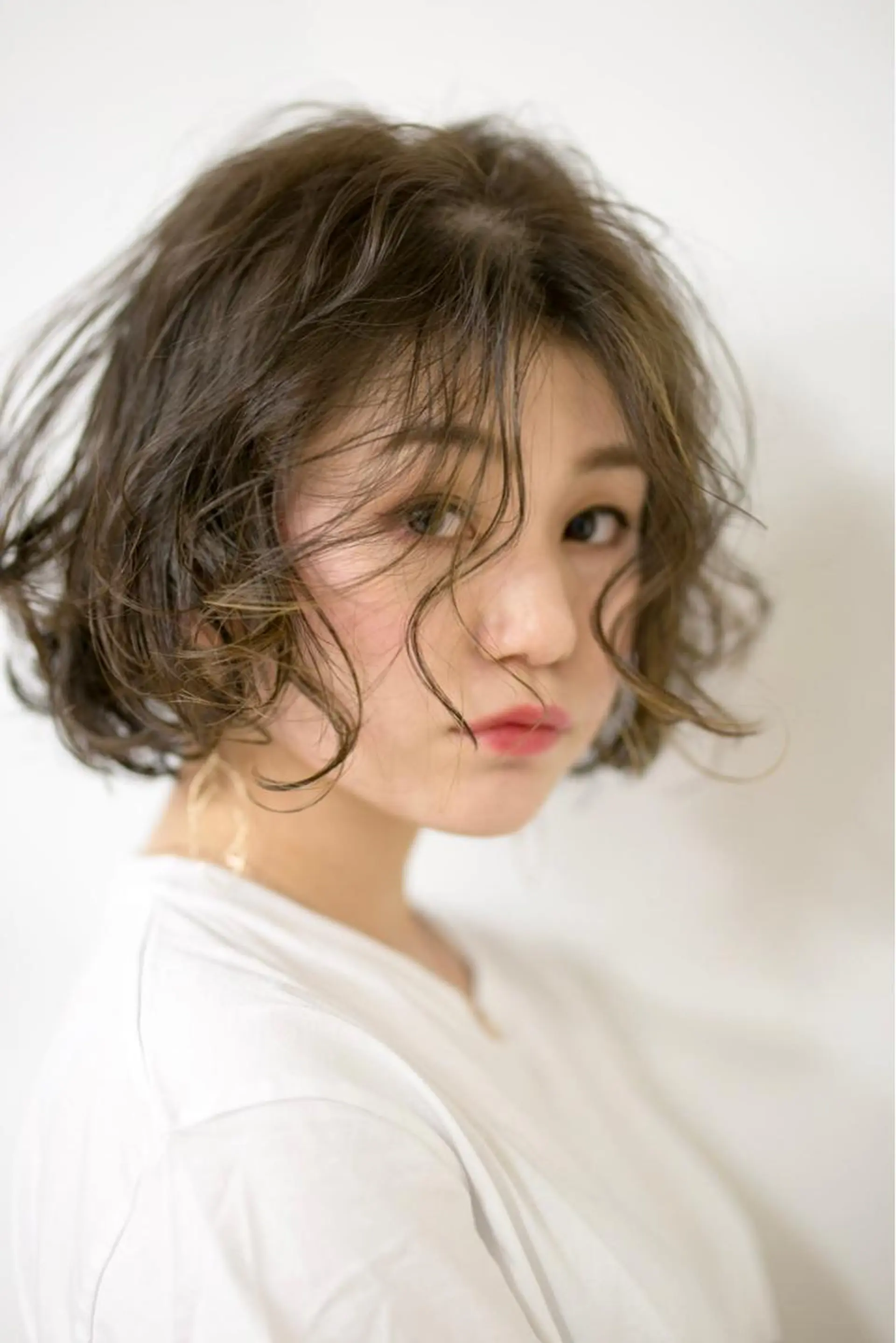 ショート カラー パーマ グレージュ オーナースタイリスト 佐藤のヘアスタイル