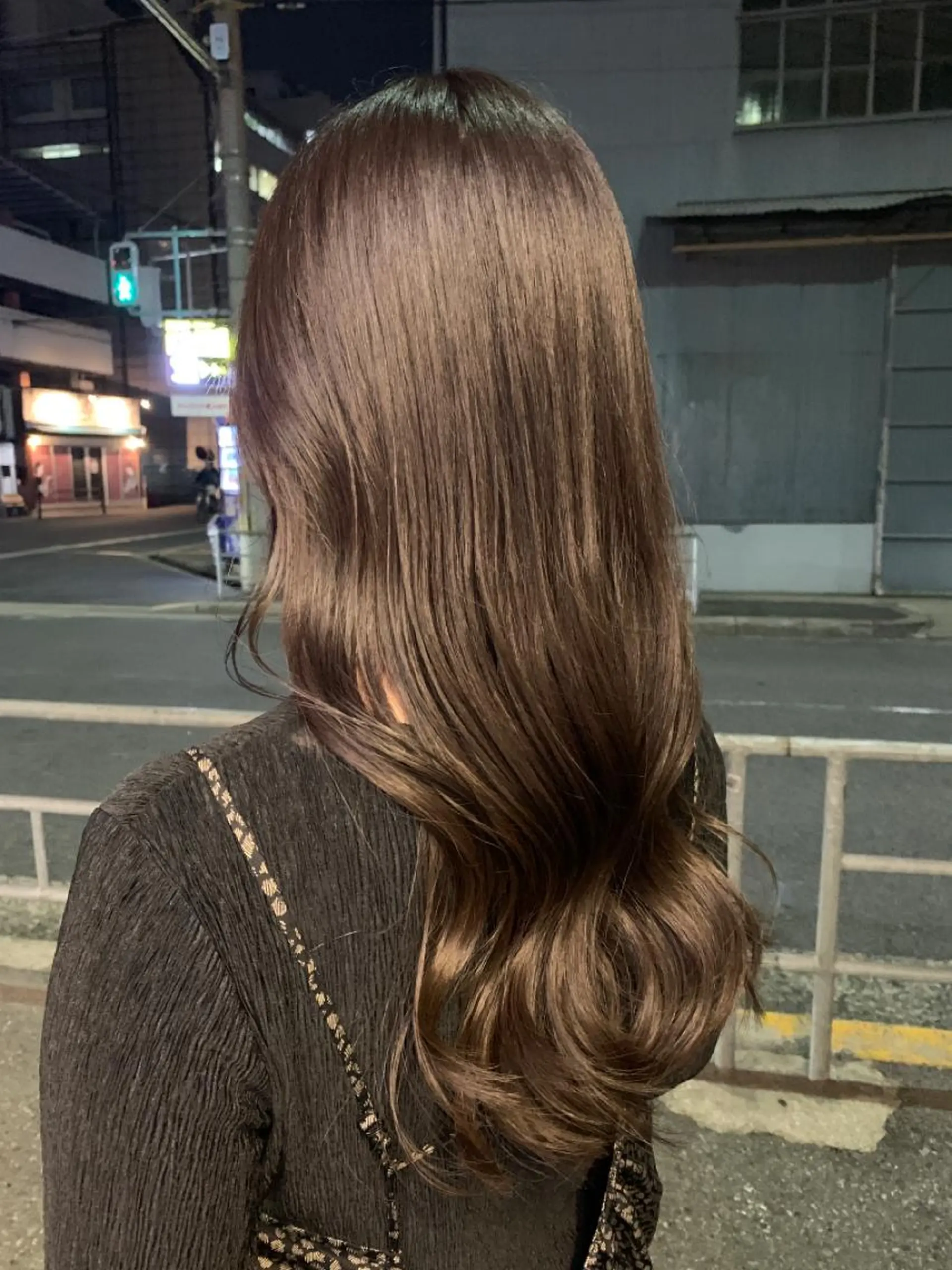 ロング 髪質改善 トリートメント ヘアカラー トリートメント 艶髪color💎髪 質改善ストレート大吉のヘアスタイル