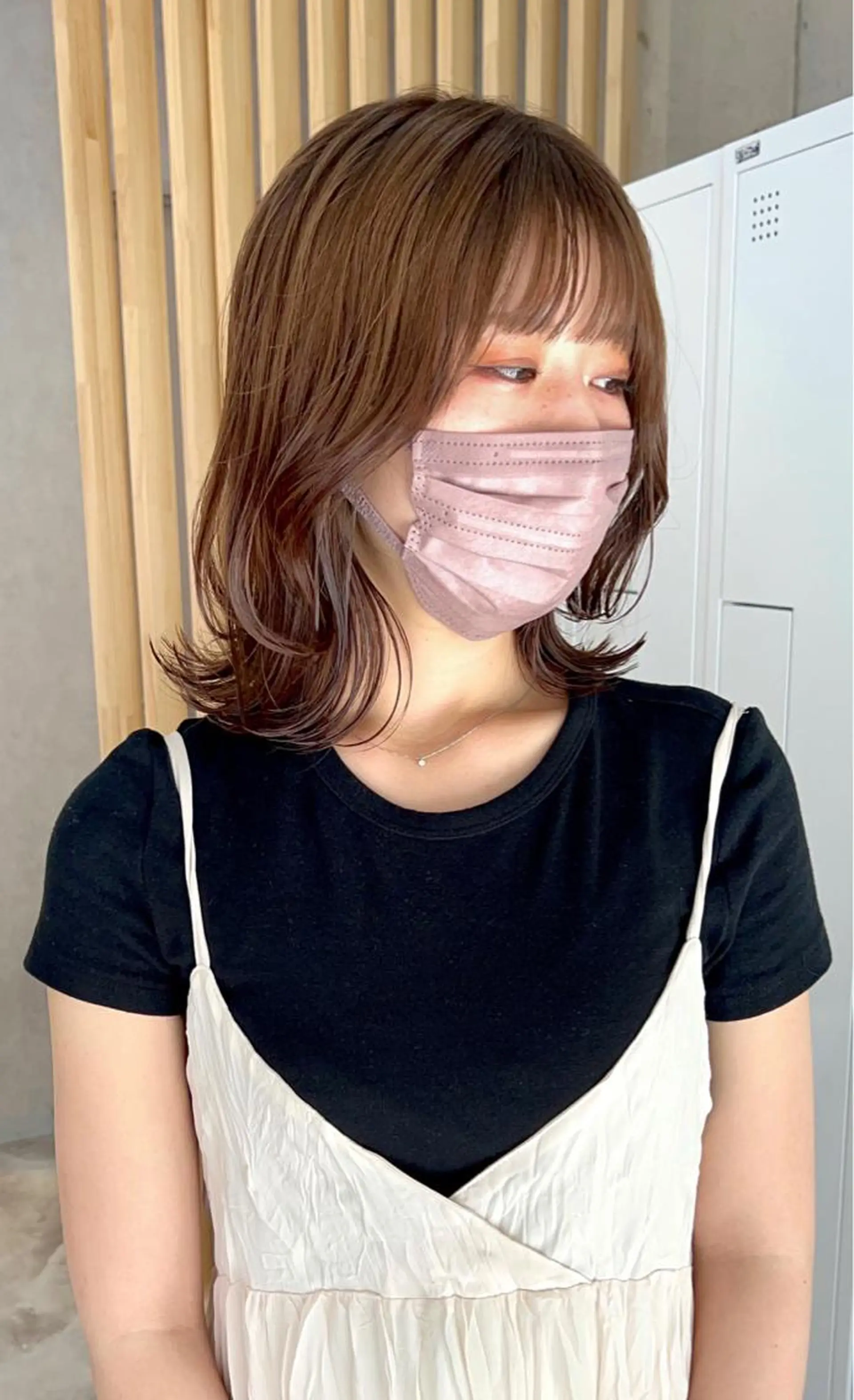 ミディアム 🫧ふじたまゆ🫧 レイヤーカット✂︎のヘアスタイル