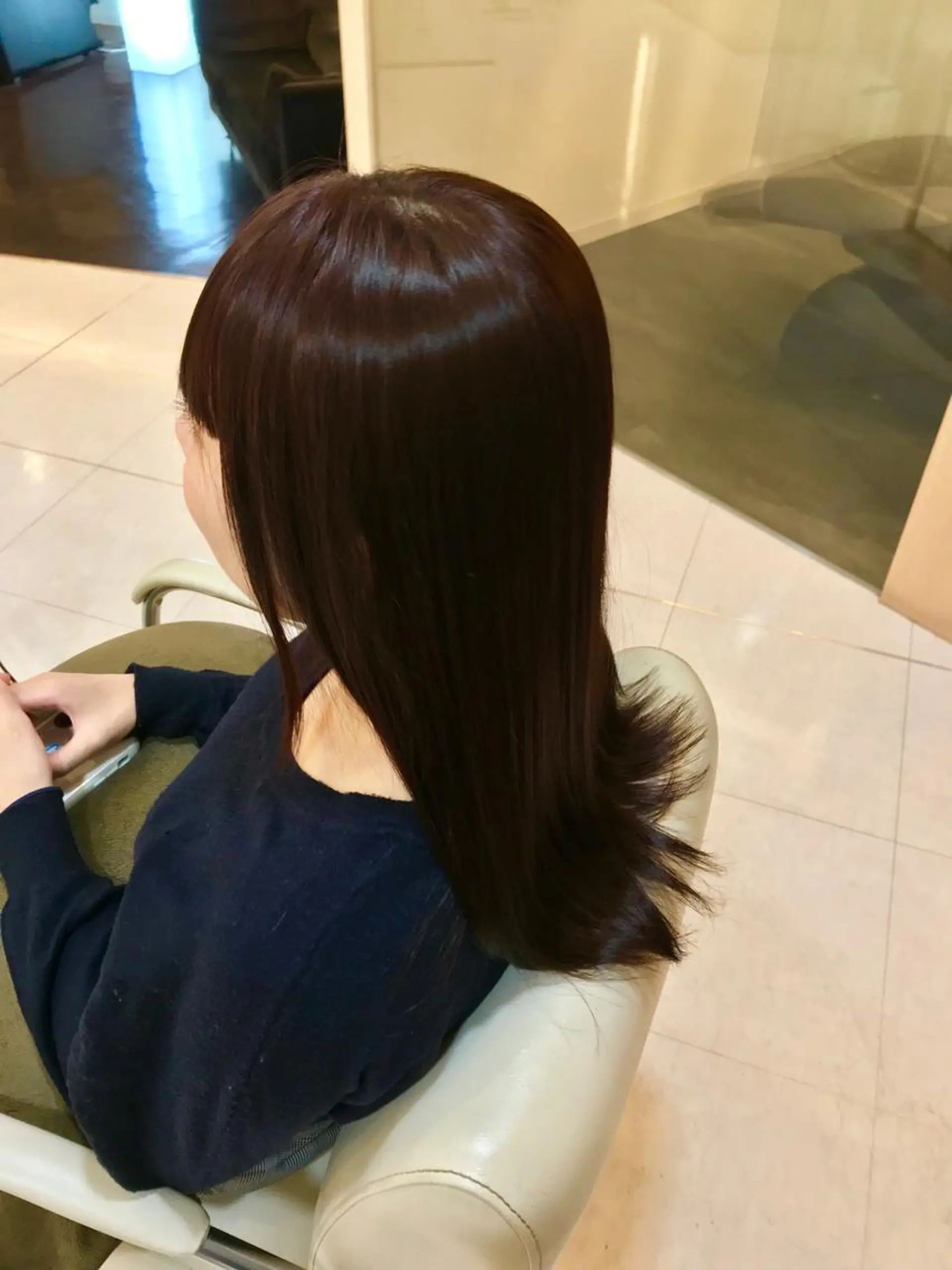 ロング カラー ブラウンカラー ピンクカラー 後藤 瑞季のヘアスタイル