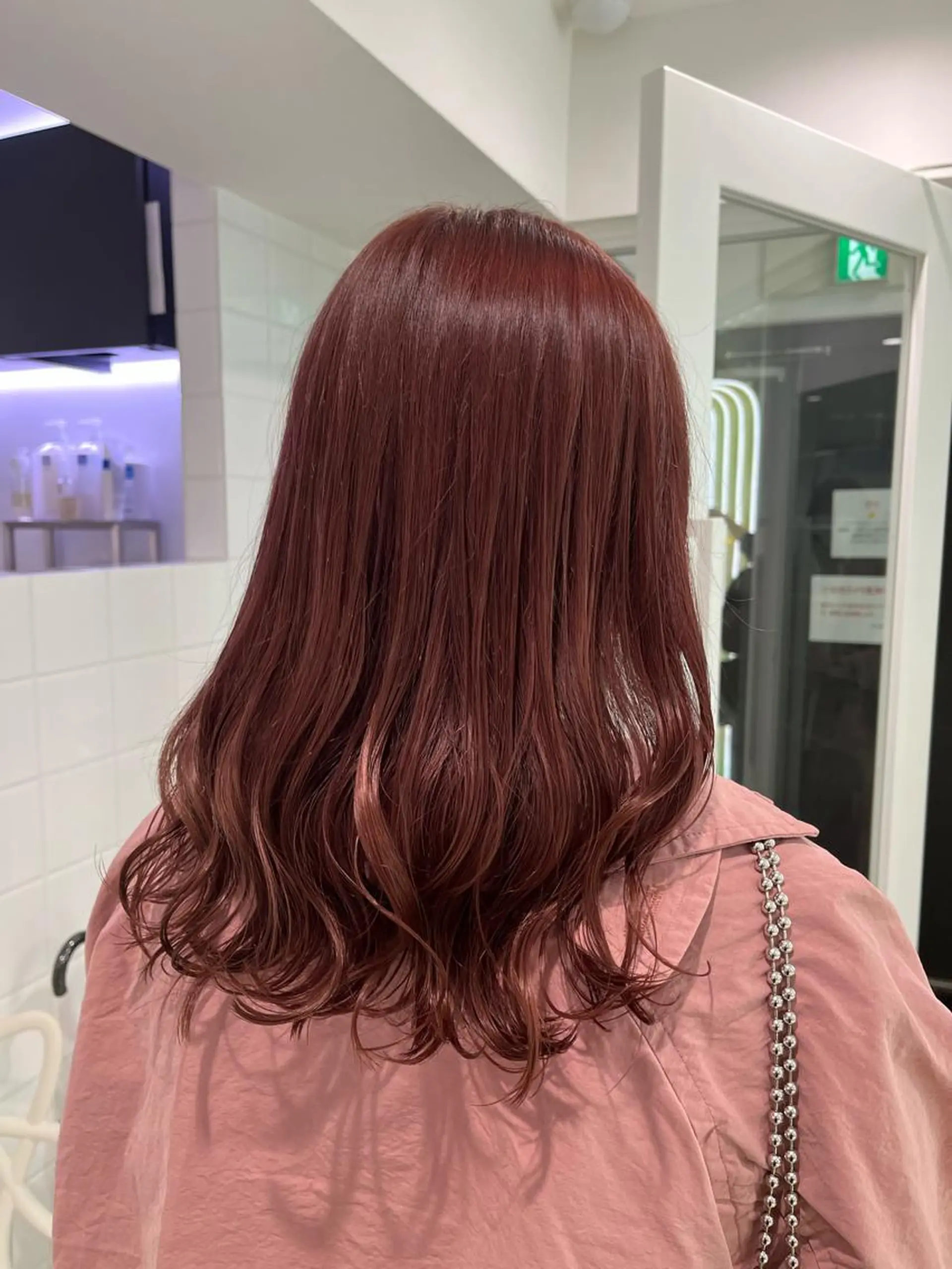 セミロング ヘアカラー トリートメント ヘッドスパ ヘアセット I S所属・🌿透明感カラー‪ 縮毛矯正✨かずきのヘアスタイル