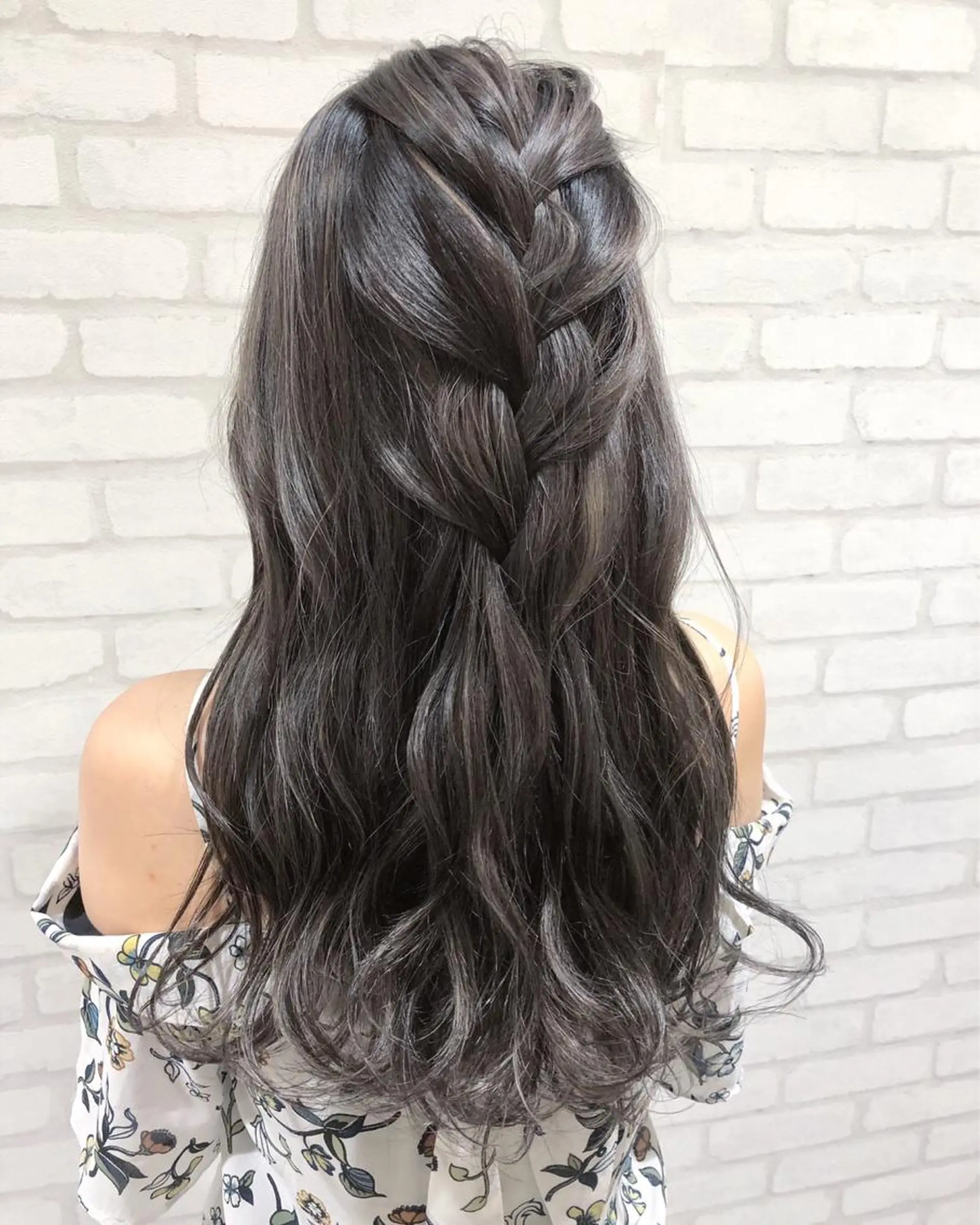 ロング カラー ダブルカラー ヘアカラー ✨理想の顔まわりに✨ 林有里子のヘアスタイル