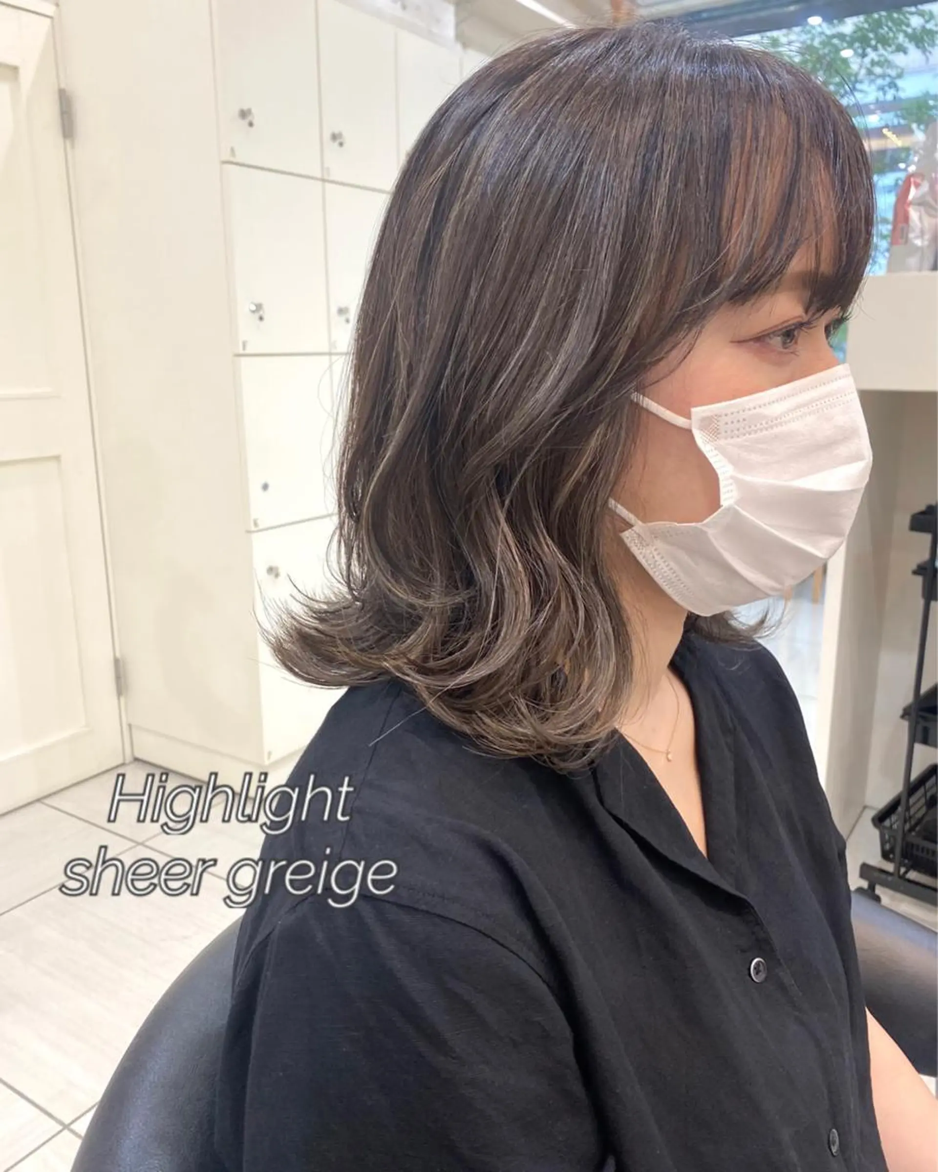 ミディアム カラー 韓国ヘア／艶カラー minamiのヘアスタイル