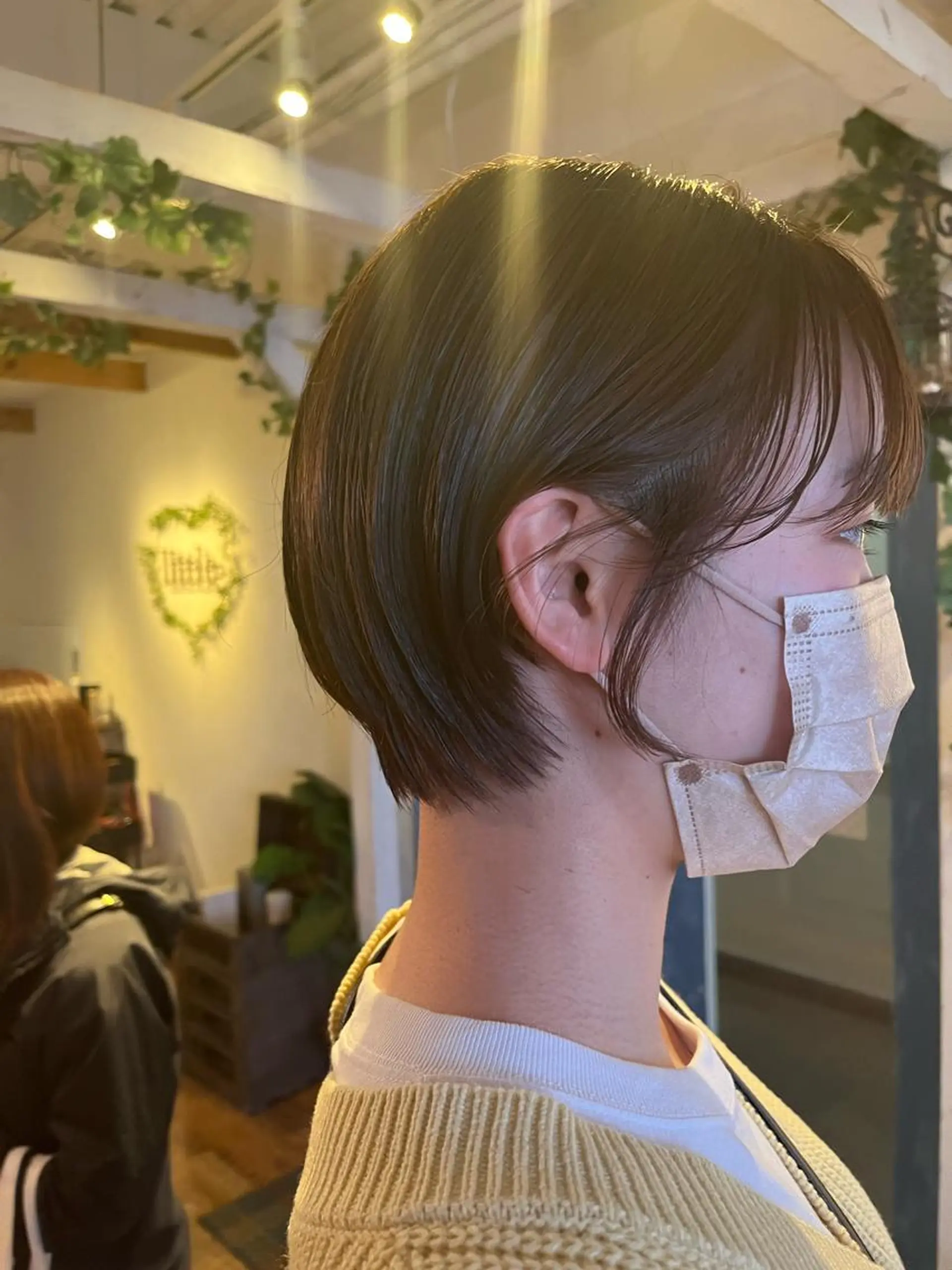 ショート カラー 丸みショート ベージュカラー ショートヘア SOYON 🤍CHIZU🤍.のヘアスタイル