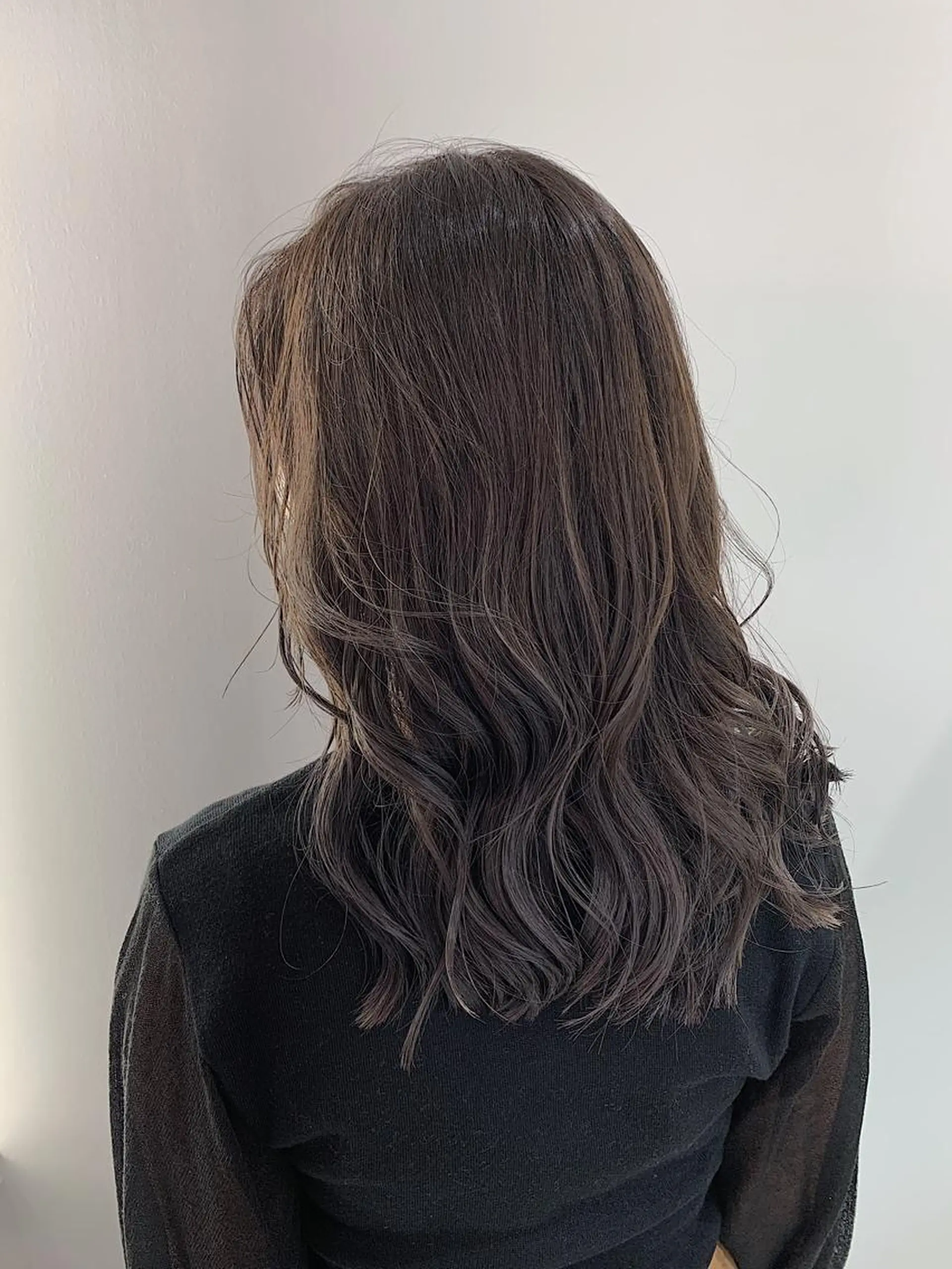 セミロング カラー ヘアアレンジ セミロングパーマ アディクシーカラー ベージュカラー グレージュ ハイライトカラー レイヤーカット/艶髪 🎀笠原 優花🎀のヘアスタイル