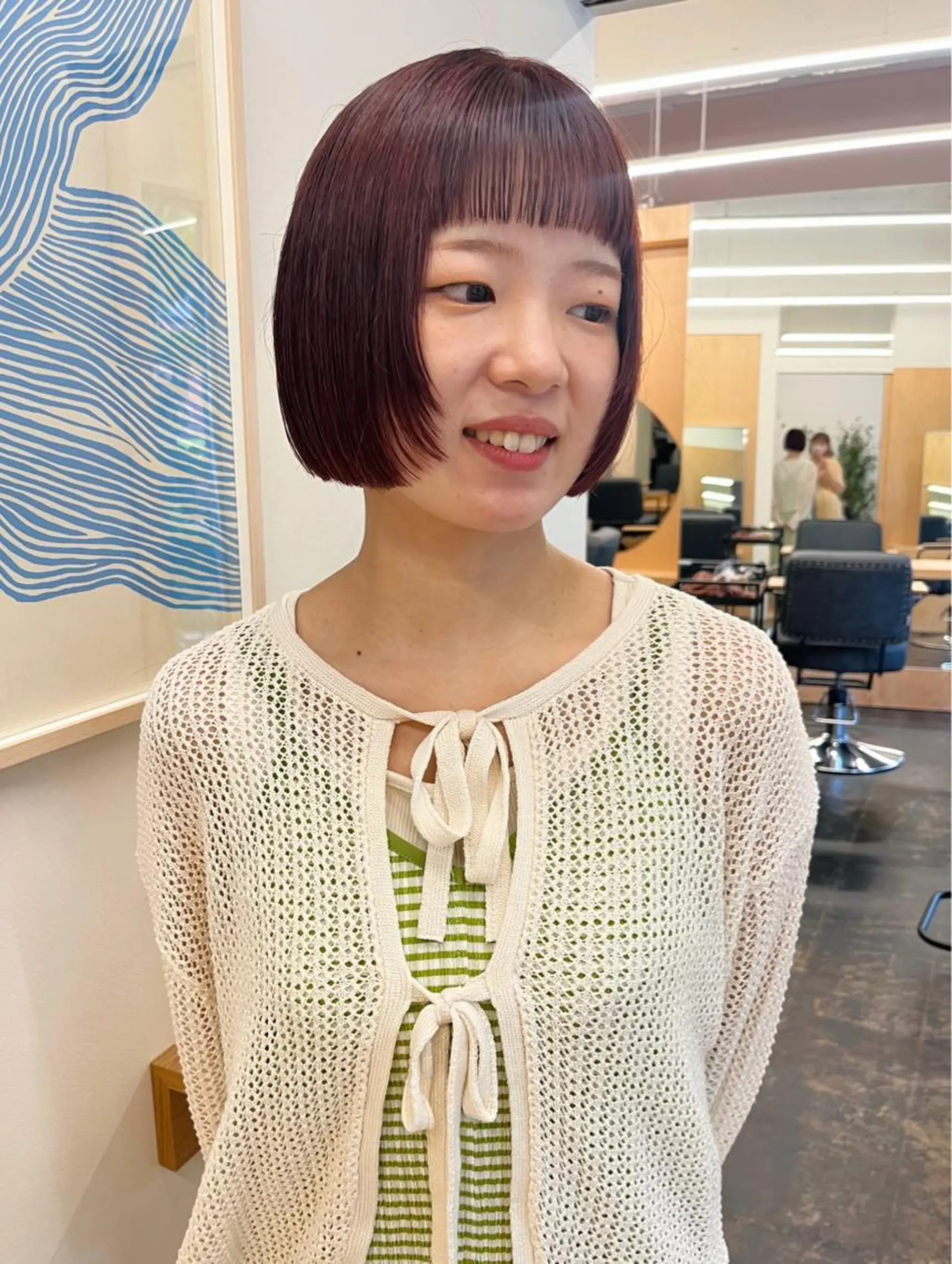 ショート 西山 紗耶香🪽 透明感カラー/ボブのヘアスタイル