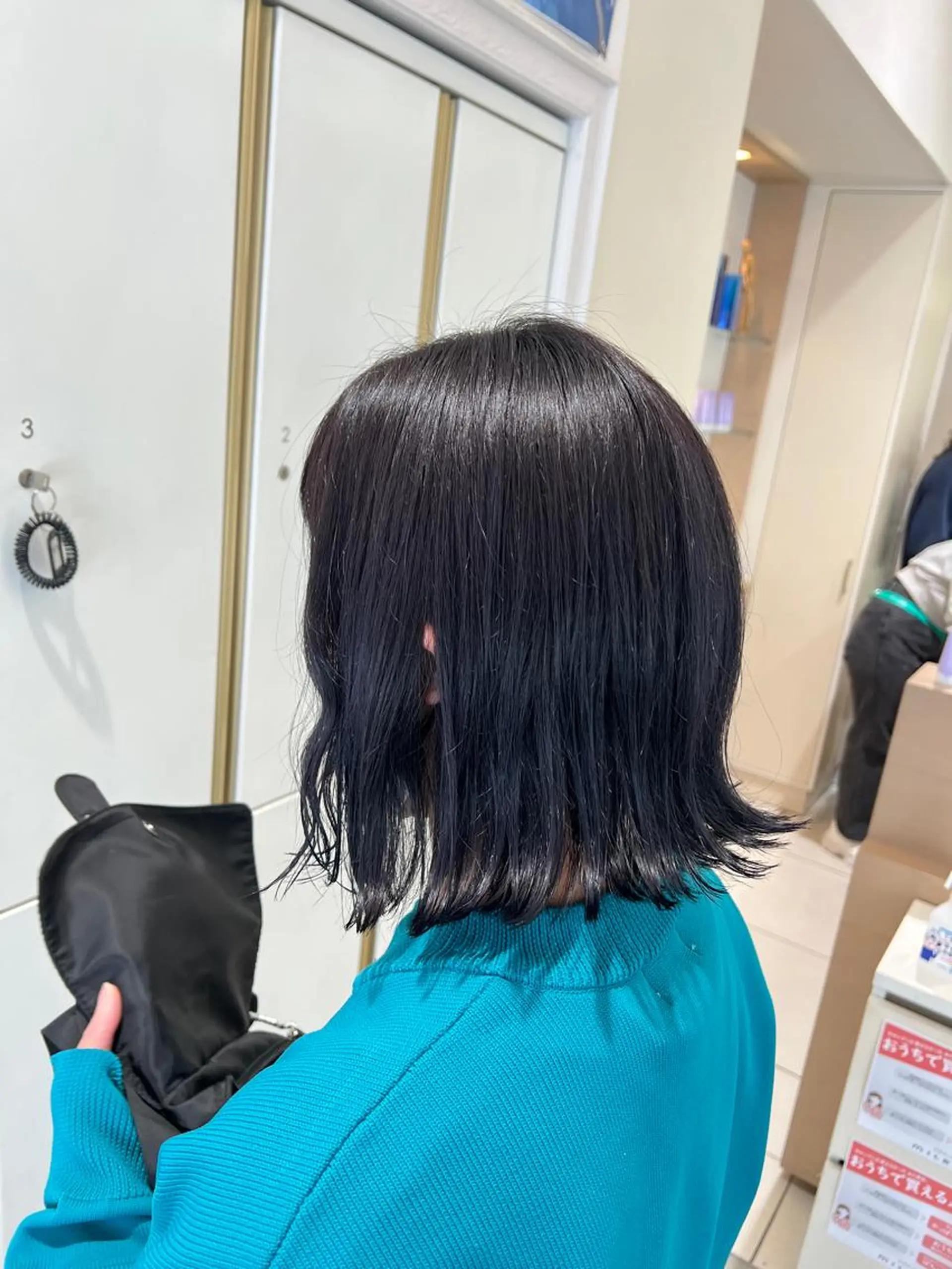 ミディアム カラー バレイヤージュ レイヤーカット トリートメント カット トリートメント 透明感カラー/ボブ/ nanamiのヘアスタイル