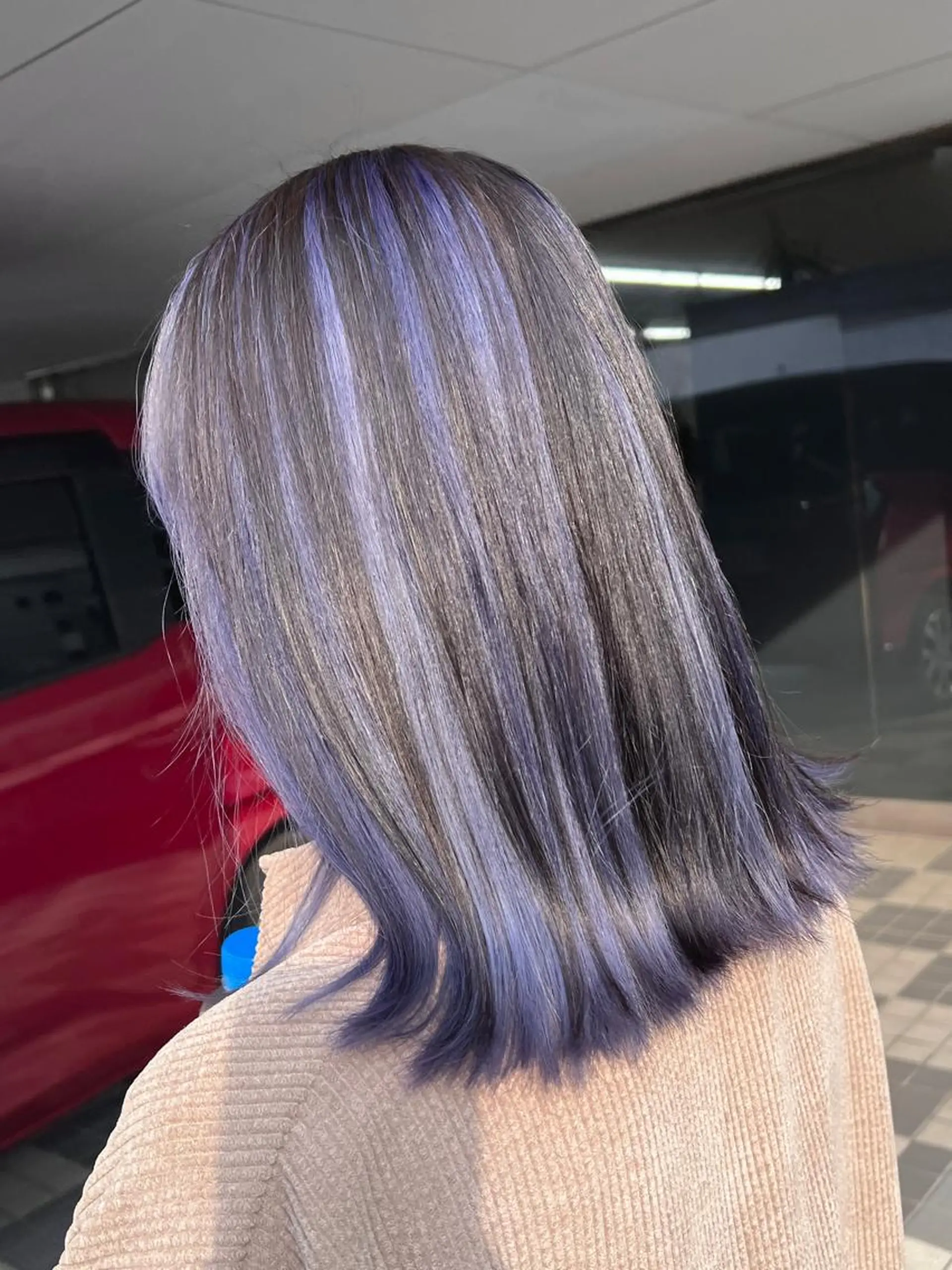 ミディアム カラー バレイヤージュ ブリーチ ケアブリーチ ダブルカラー イヤリングカラー カット ヘアカラー 🌷かわばた めい🌷のヘアスタイル