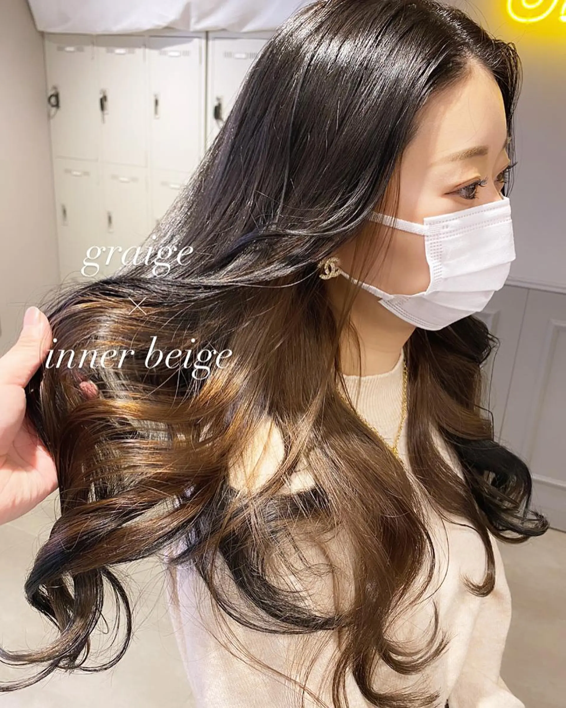 ミディアム カラー パーマ ヘアアレンジ メンズ キッズ ネイル マツエク・マツパ ヘアカラー トリートメント ヘアセット 韓国/トレンド レイヤー【101】のヘアスタイル