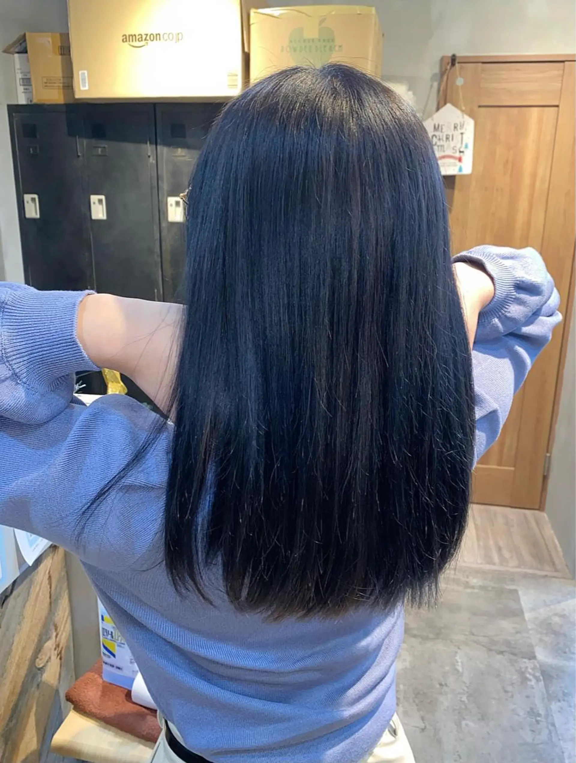 ロング ヘアカラー トリートメント sail所属・sail ミウのヘアスタイル