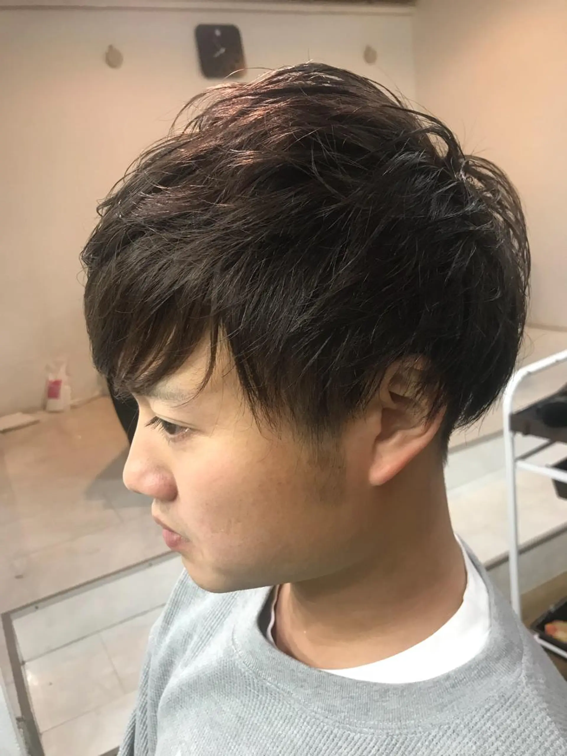 メンズ カット ヘアカラー トリートメント R ri R takagiのヘアスタイル