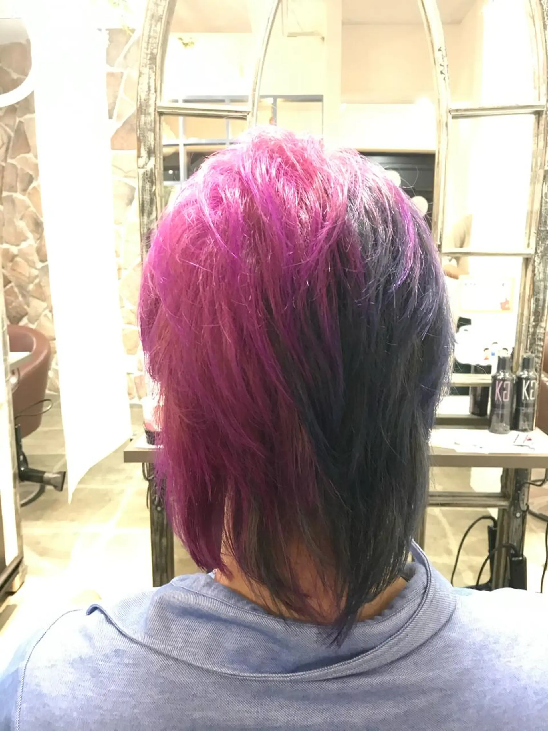 メンズ color　専門店 ディレクター上原のヘアスタイル