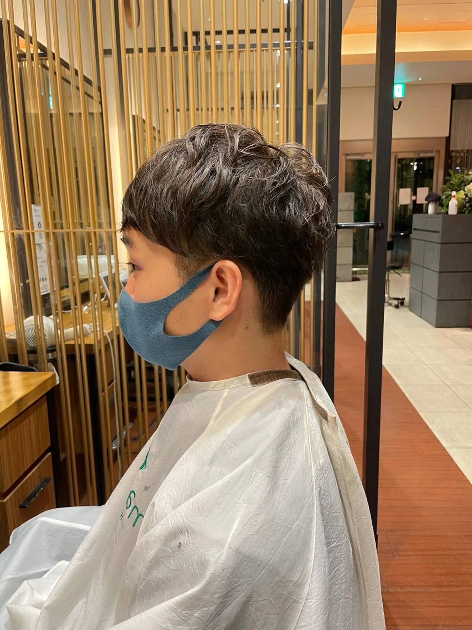 ショート パーマ メンズ 髙田 千華 レディースカットのヘアスタイル