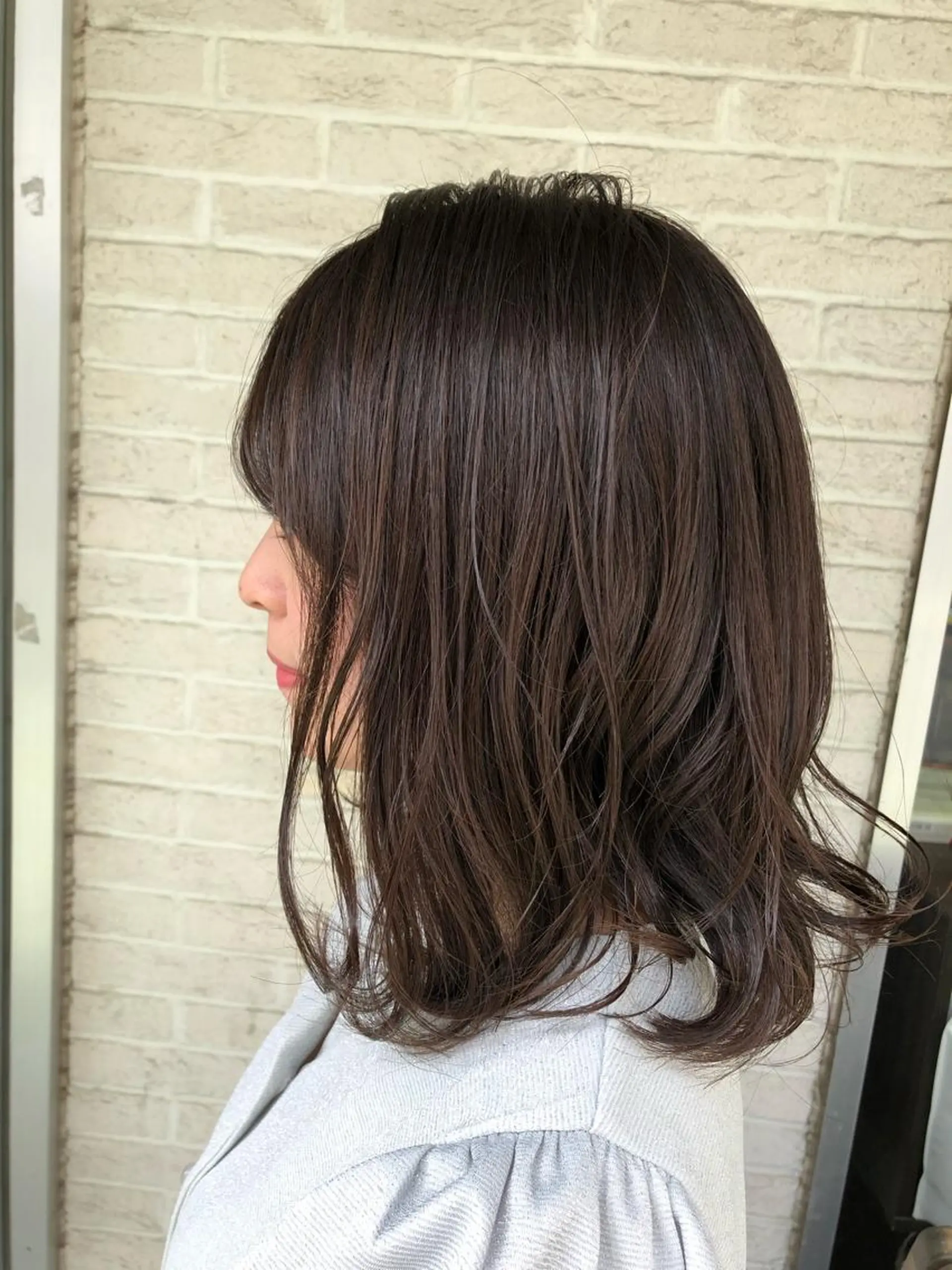 セミロング カット トリートメント 西山 恵太郎のヘアスタイル