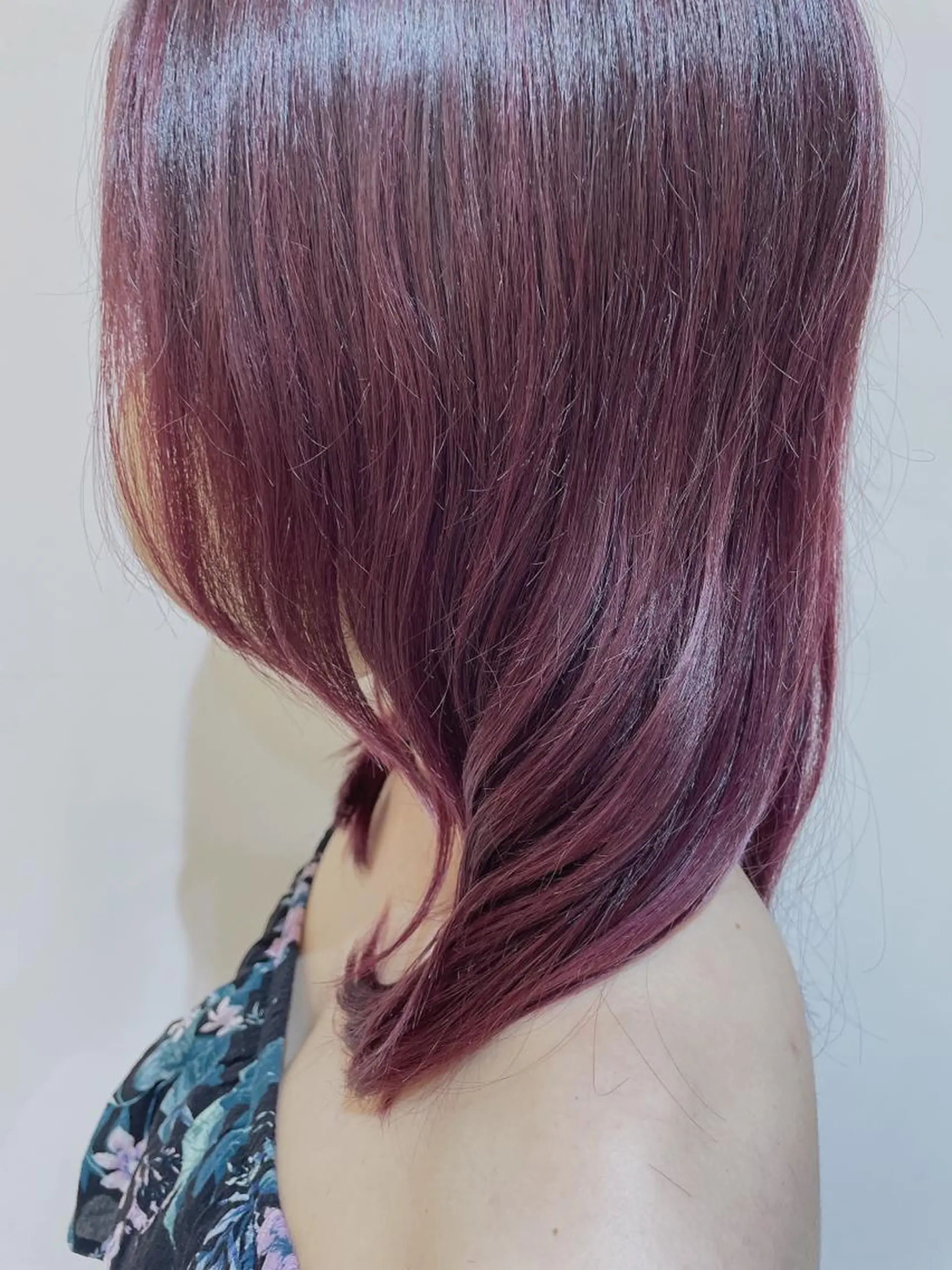 ミディアム カラー カシス ヘアカラー トリートメント 🦖鶴岡香純🦖 産休中のヘアスタイル